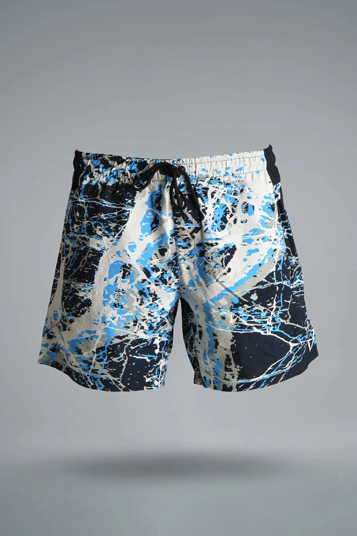 Isaora Desenli Su Geçirmez Rular Fit Normal Bel Lazer Kesim Erkek Short M21B6224 NVY LACİVERT - 1