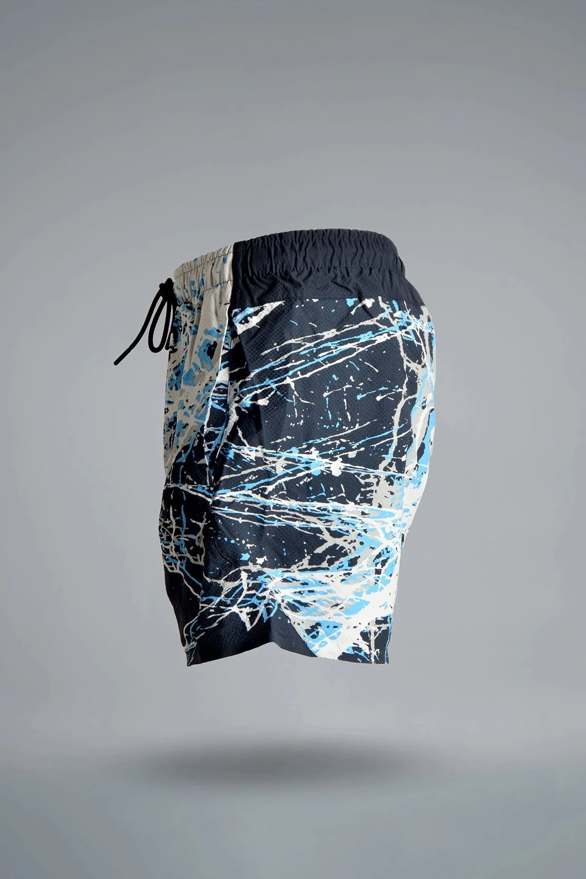 Isaora Desenli Su Geçirmez Rular Fit Normal Bel Lazer Kesim Erkek Short M21B6224 NVY LACİVERT - 2