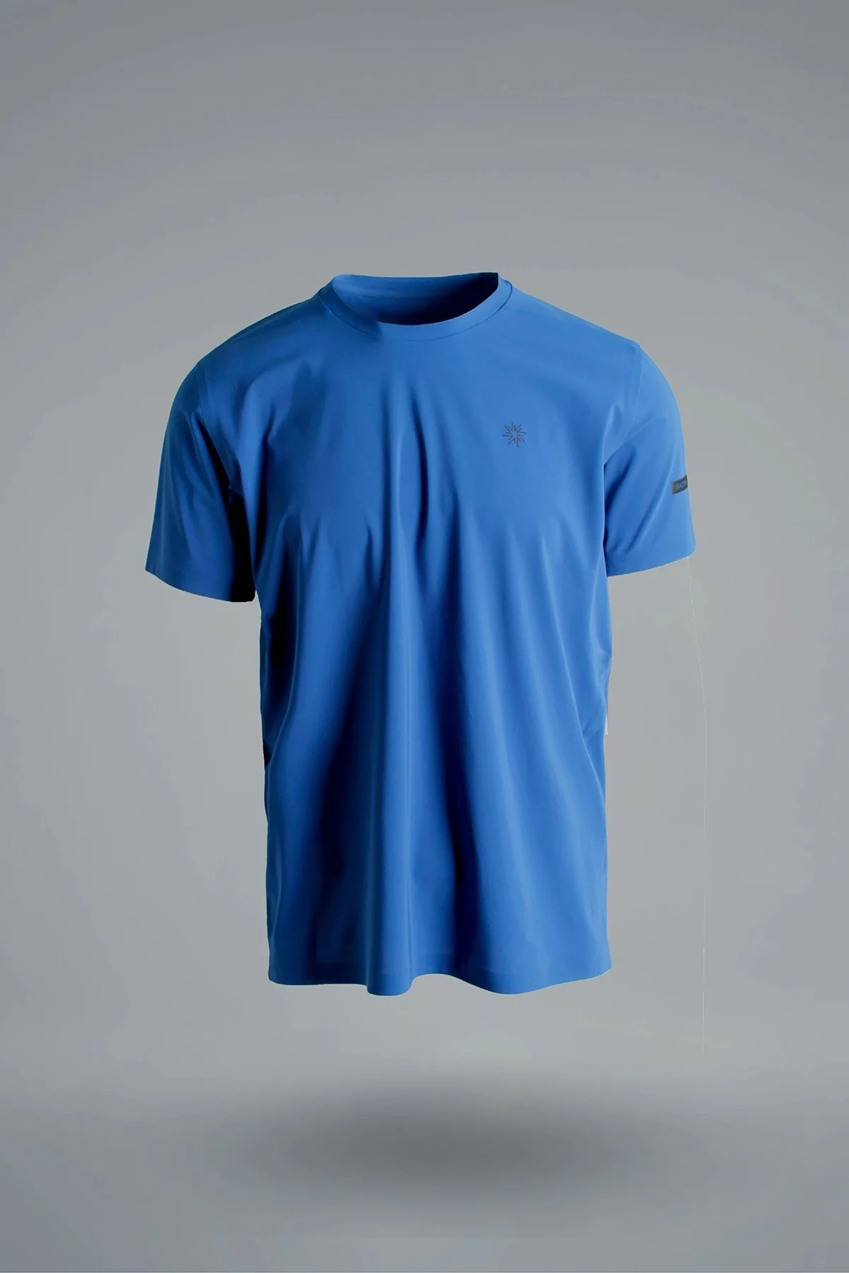 Isaora Logolu Streç Regular Fit Bisiklet Yaka Erkek T Shirt ISR9001 DRBL LACİVERT - 3