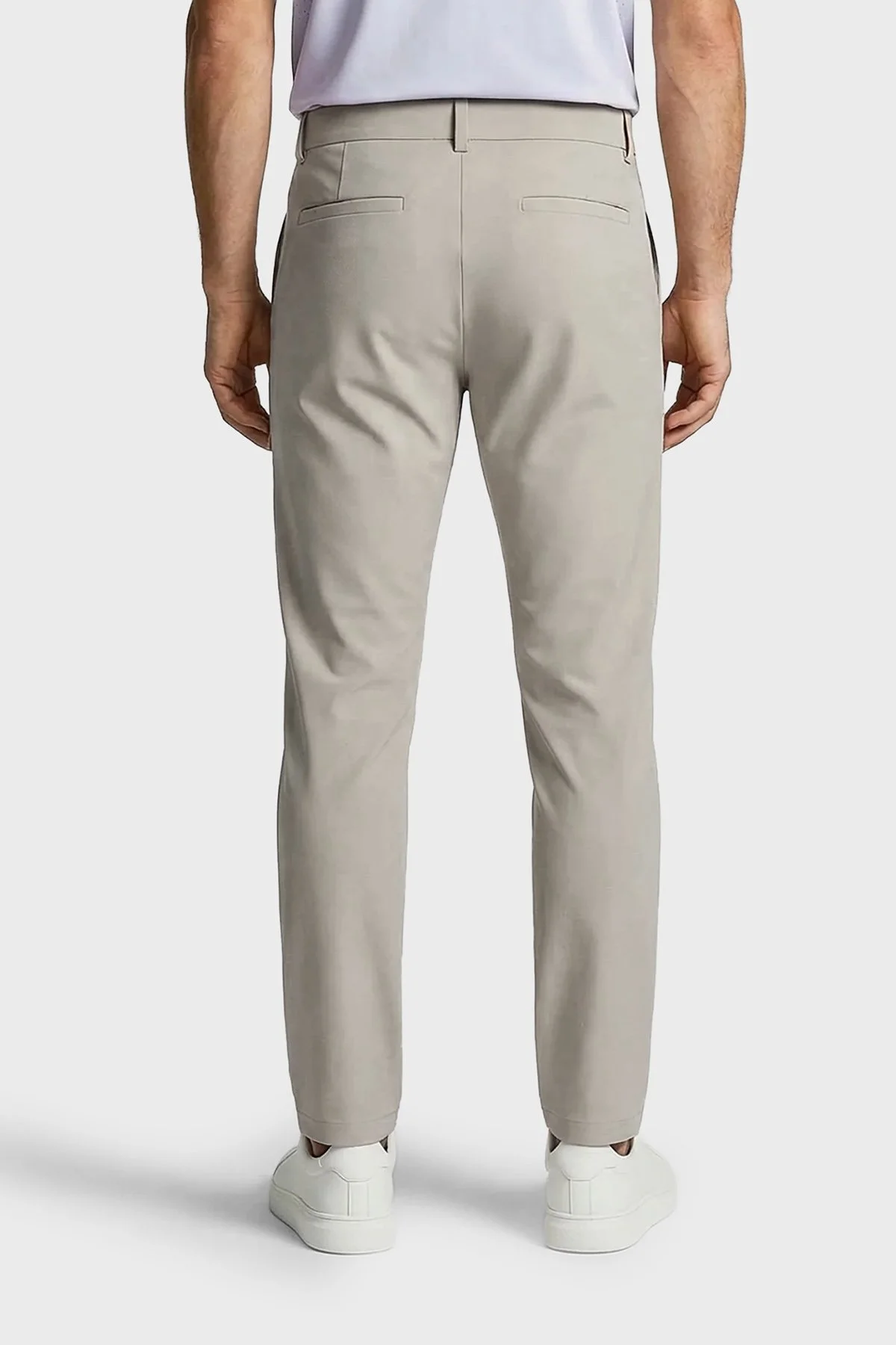 Isaora Normal Bel Daralan Paça Chino Erkek Pantolon ISR5311 BEJ BEJ - 3