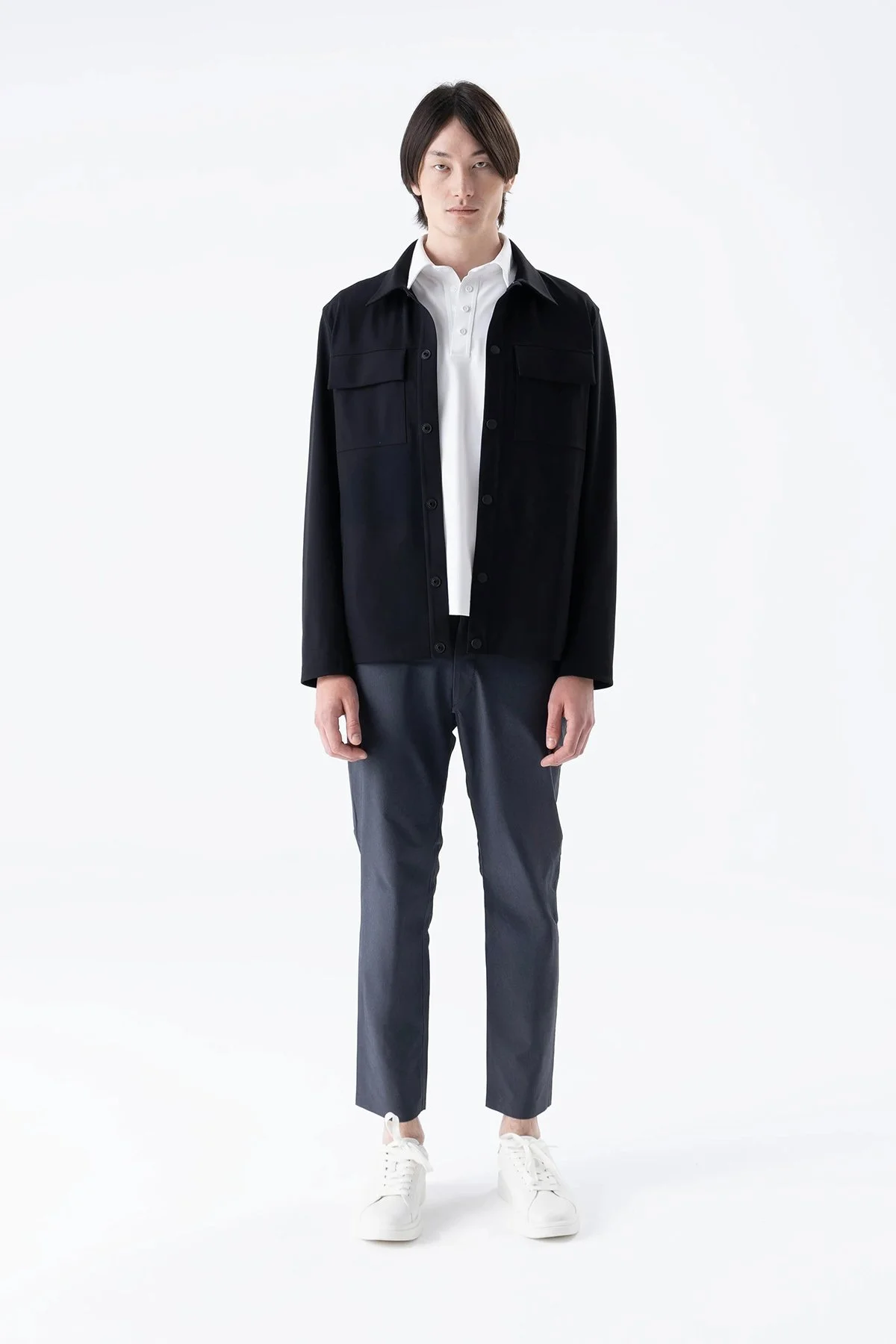 Isaora Regular Fit Klasik Yaka Düğmeli Su İtici Erkek Ceket ISR7028 NAVY LACİVERT - 2