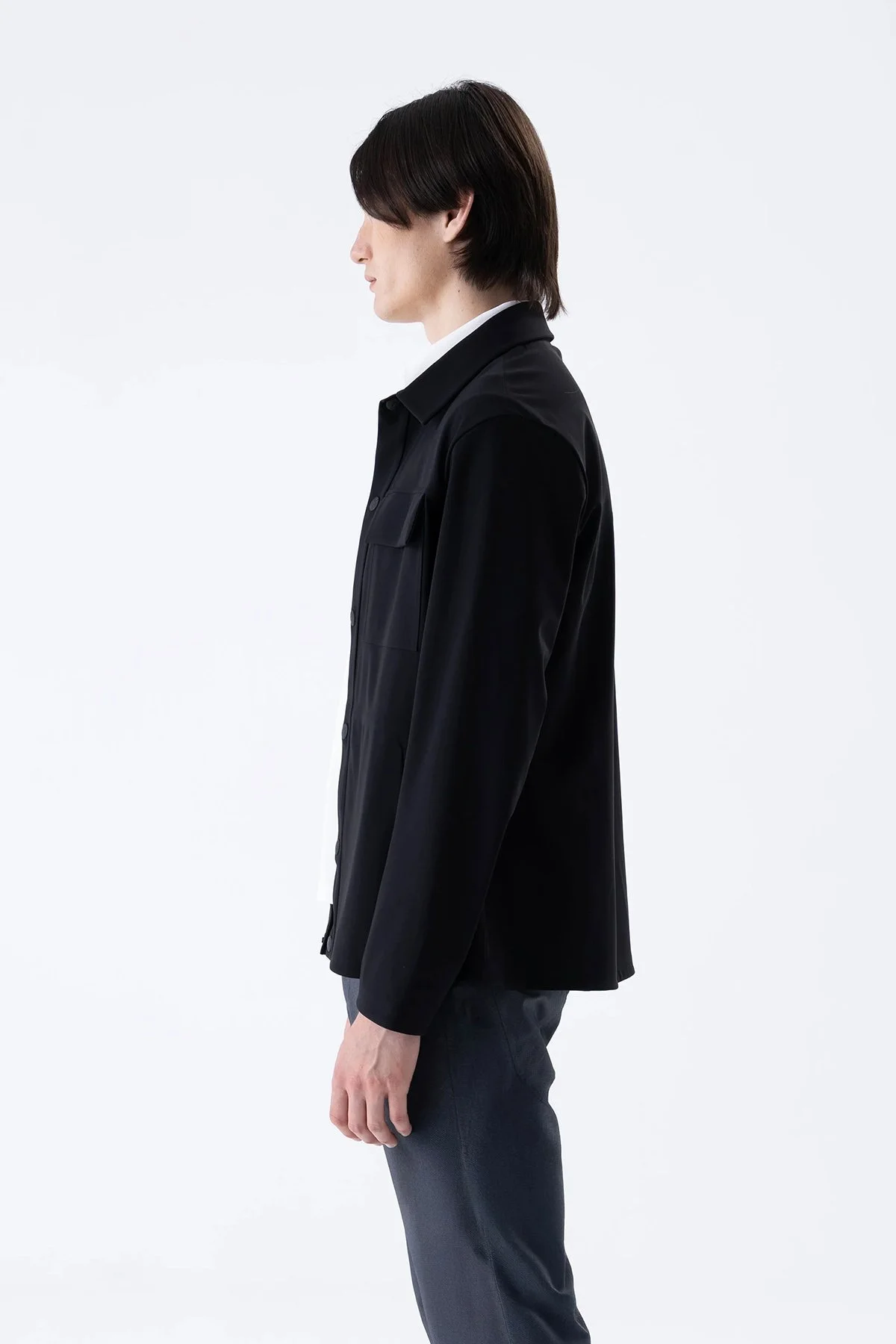 Isaora Regular Fit Klasik Yaka Düğmeli Su İtici Erkek Ceket ISR7028 NAVY LACİVERT - 4