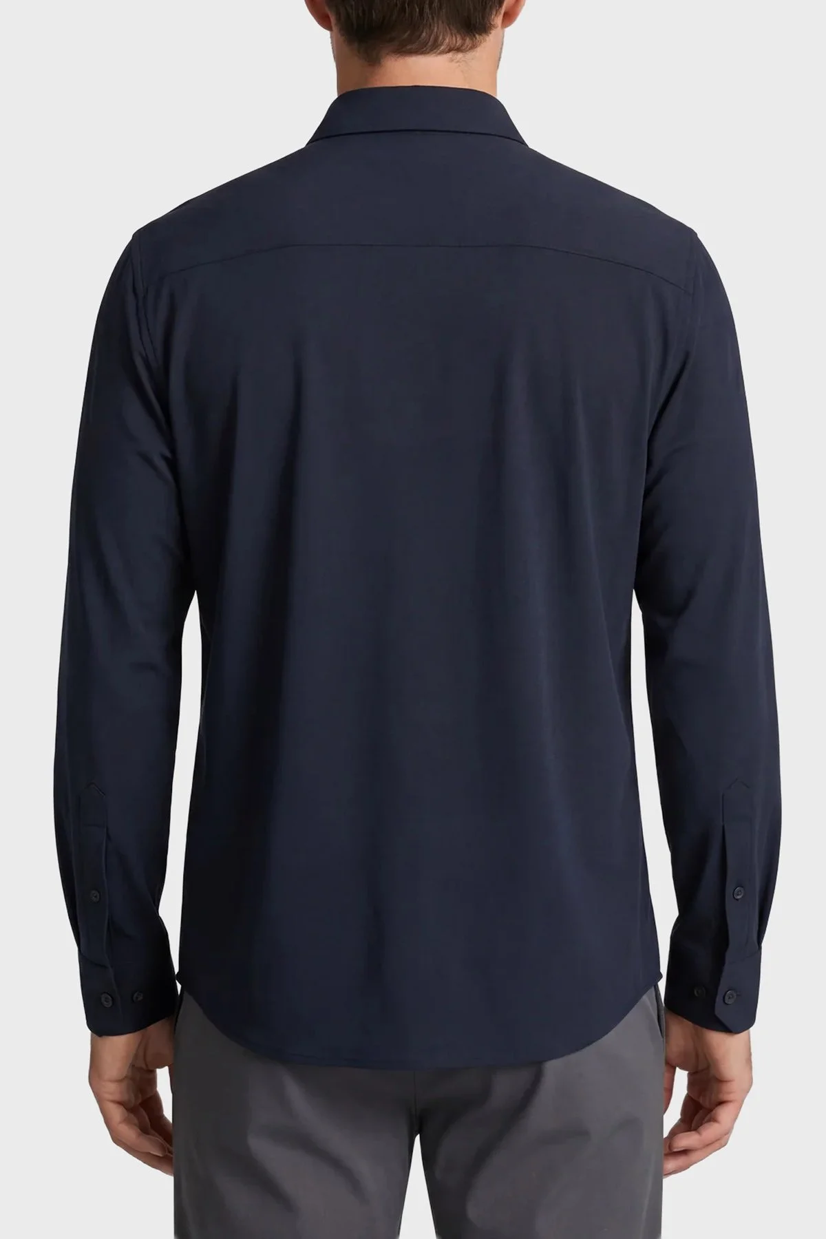 Isaora Regular Fit Klasik Yaka Uzun Kollu Erkek Gömlek ISR4134168 LACİVERT - 3