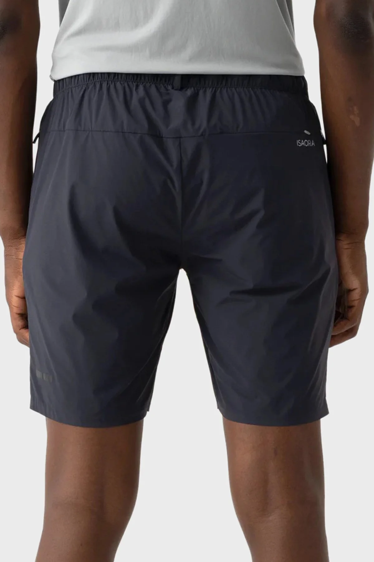 Isaora Regular Fit Lastikli Bel Cepli Erkek Short ISR6503 DRG KOYU GRİ - 5