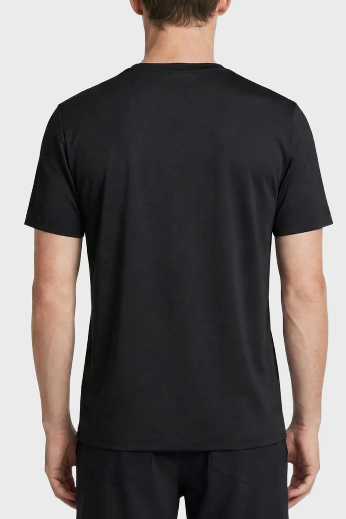 Isaora Regular Fit Logolu Bisiklet Yaka Erkek T Shirt ISR90160 SİYAH - 2