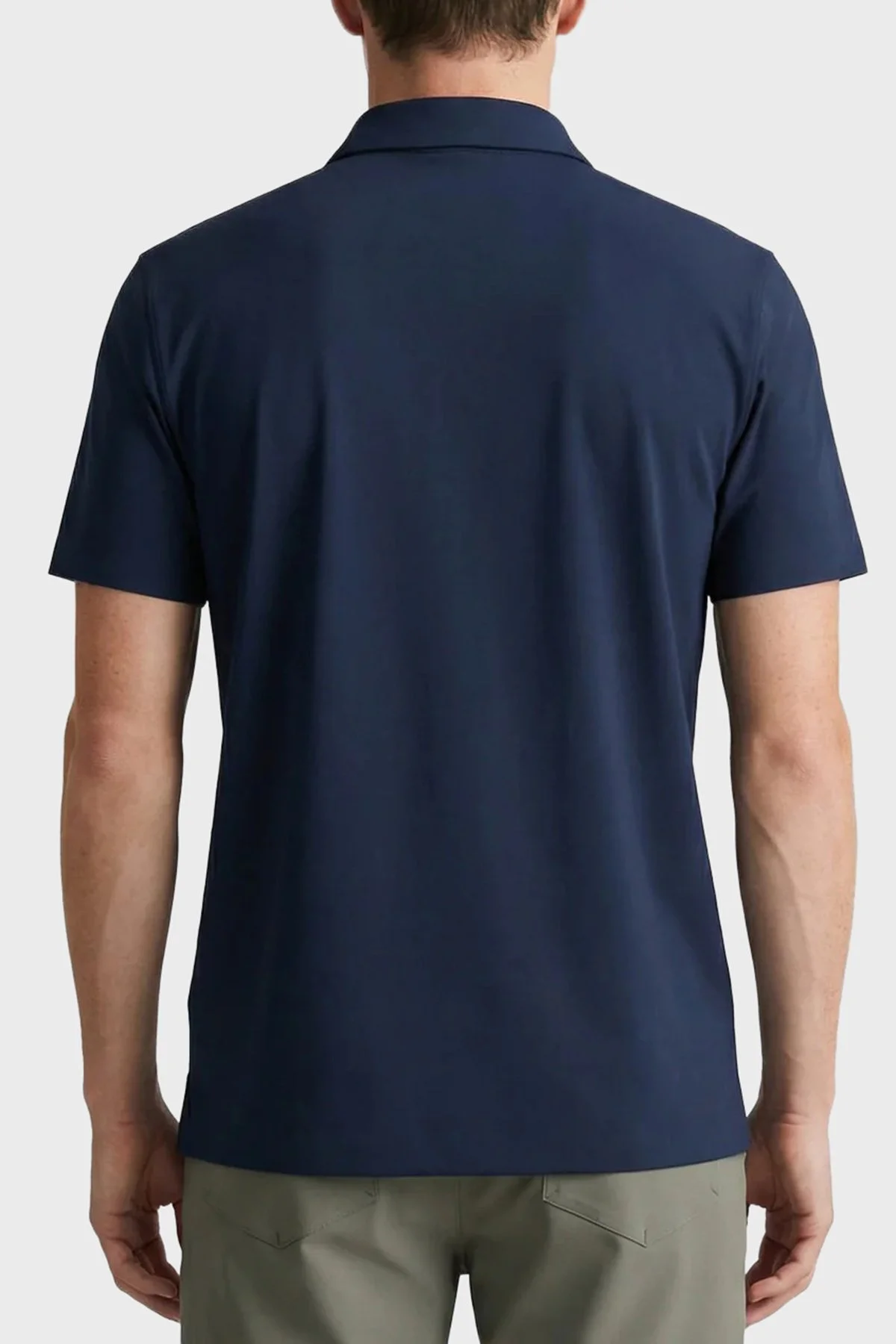 Isaora Regular Fit Logolu Düğmeli Erkek Polo Yaka T Shirt ISR3208 DRNVY KOYU LACIVERT - 3