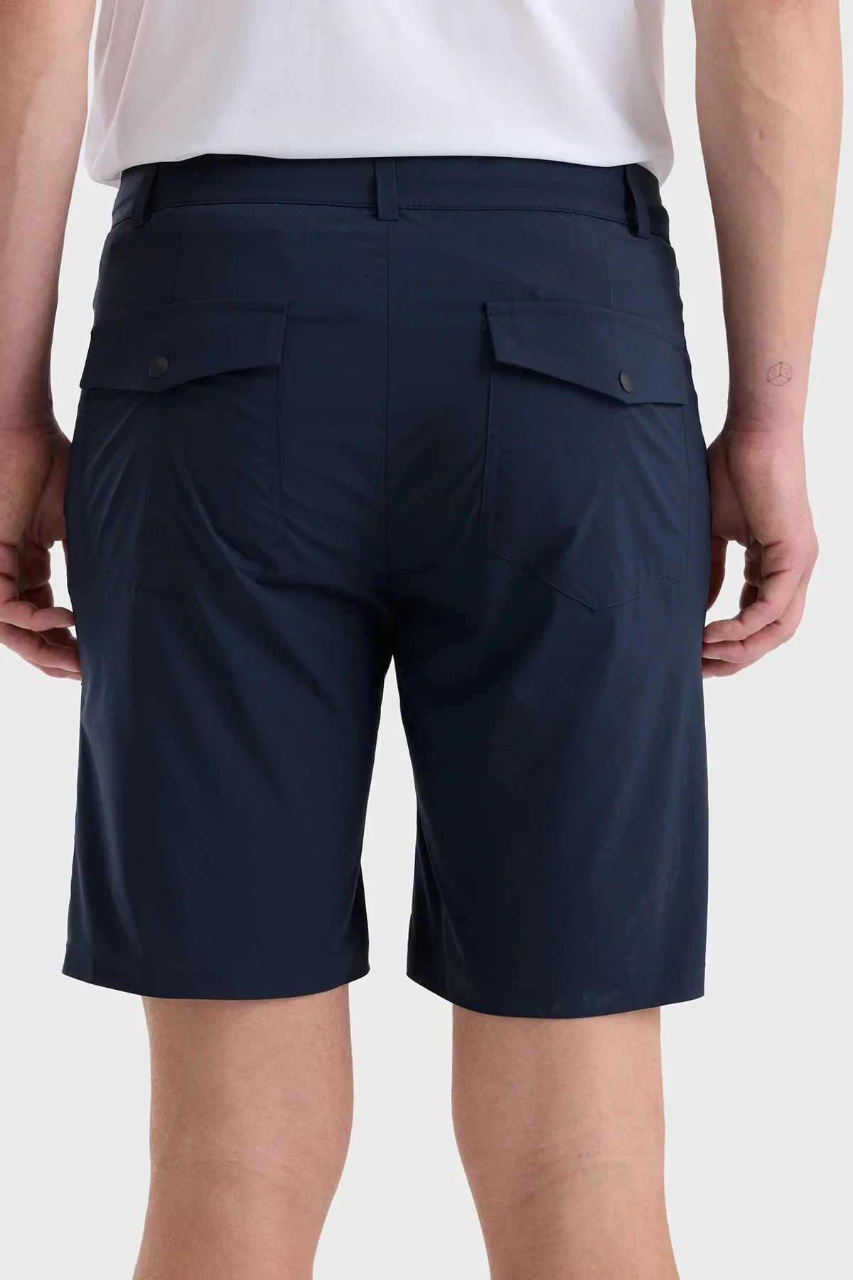 Isaora Regular Fit Normal Bel Bermuda Erkek Şort ISR6203 DRNVY Koyu lacivert - 3