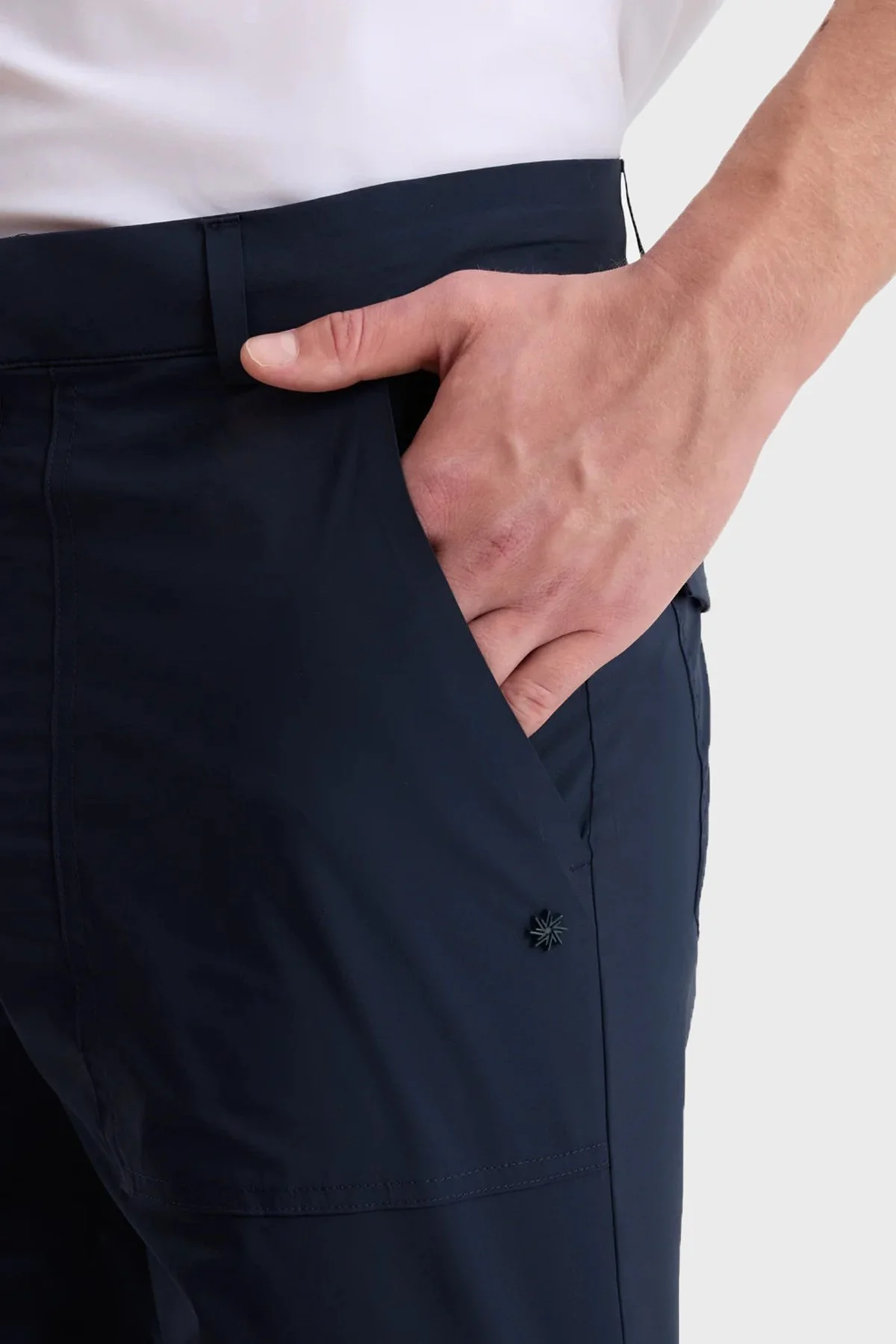 Isaora Regular Fit Normal Bel Bermuda Erkek Şort ISR6203 DRNVY Koyu lacivert - 4