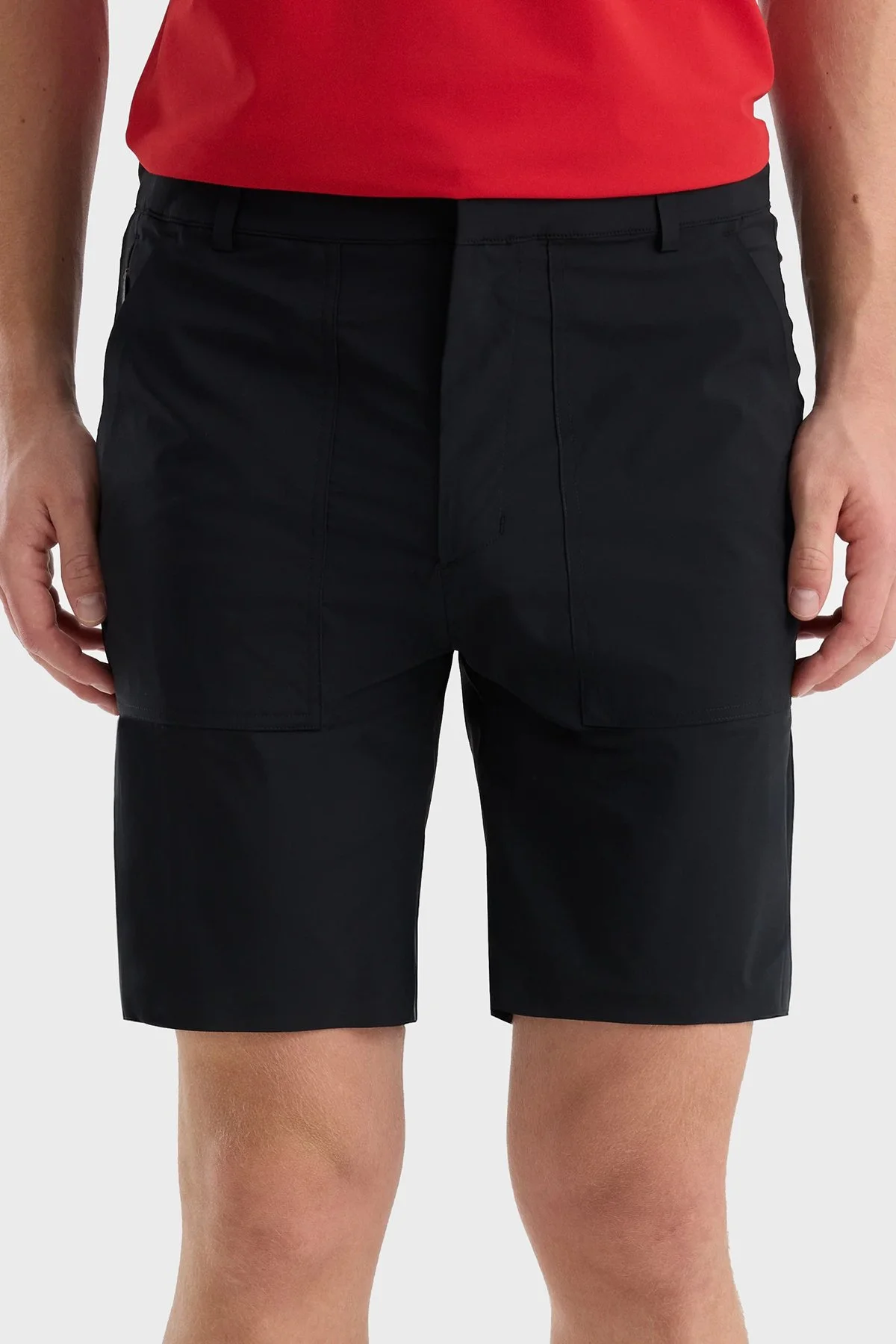 Isaora Regular Fit Normal Bel Bermuda Erkek Şort ISR62030 Siyah - 1
