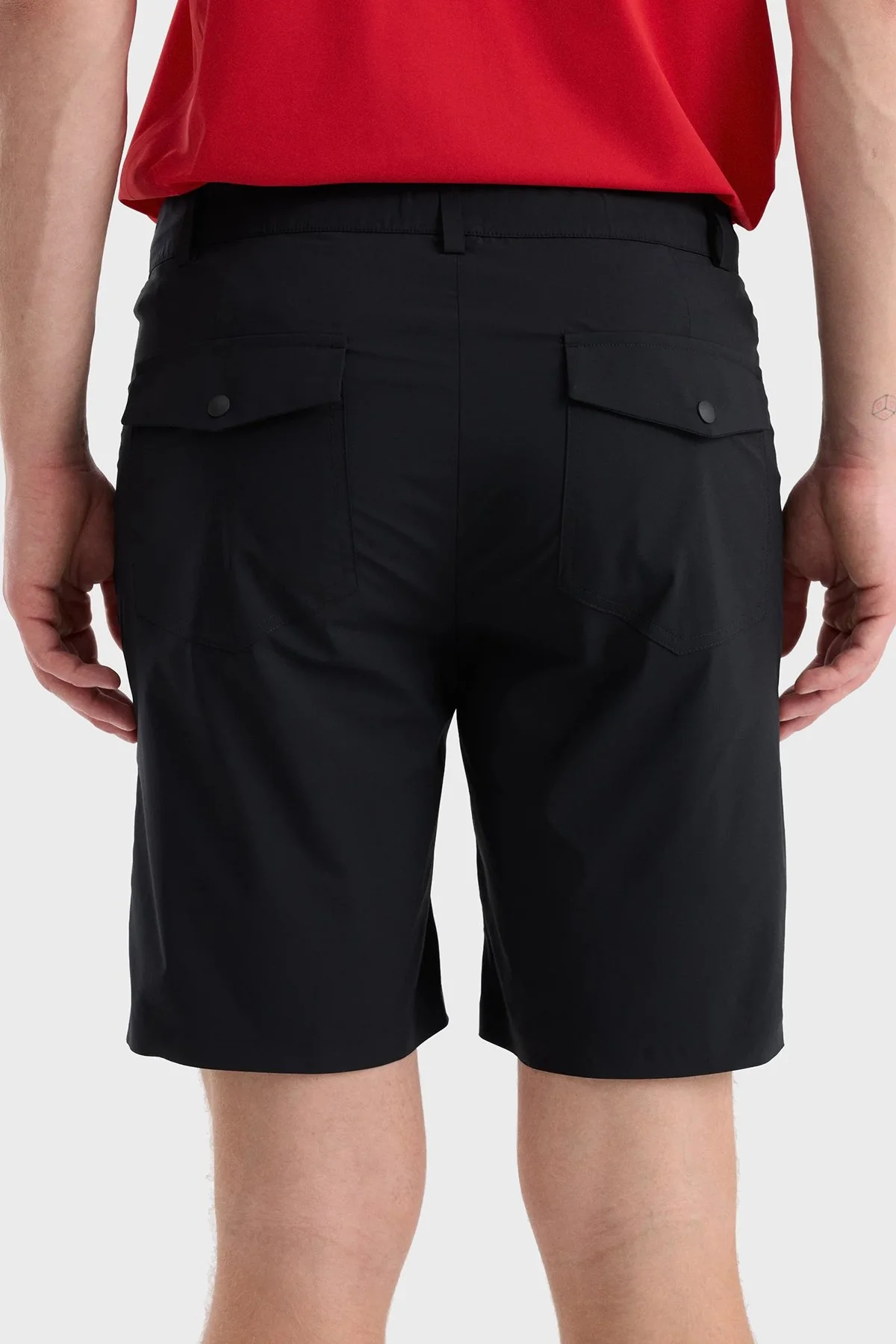 Isaora Regular Fit Normal Bel Bermuda Erkek Şort ISR62030 Siyah - 3