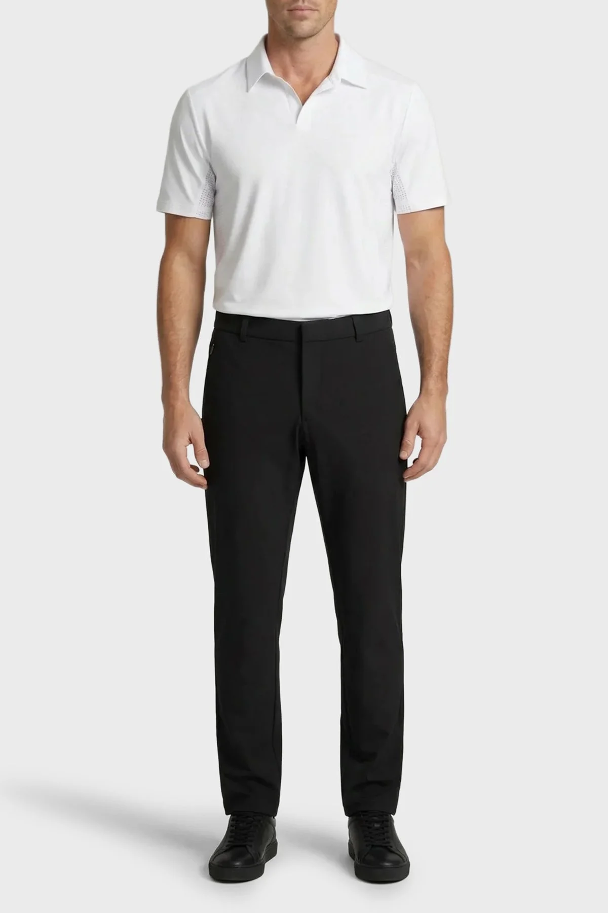 Isaora Regular Fit Normal Bel Daralan Paça Chino Erkek Pantolon ISR53110 SİYAH - 2