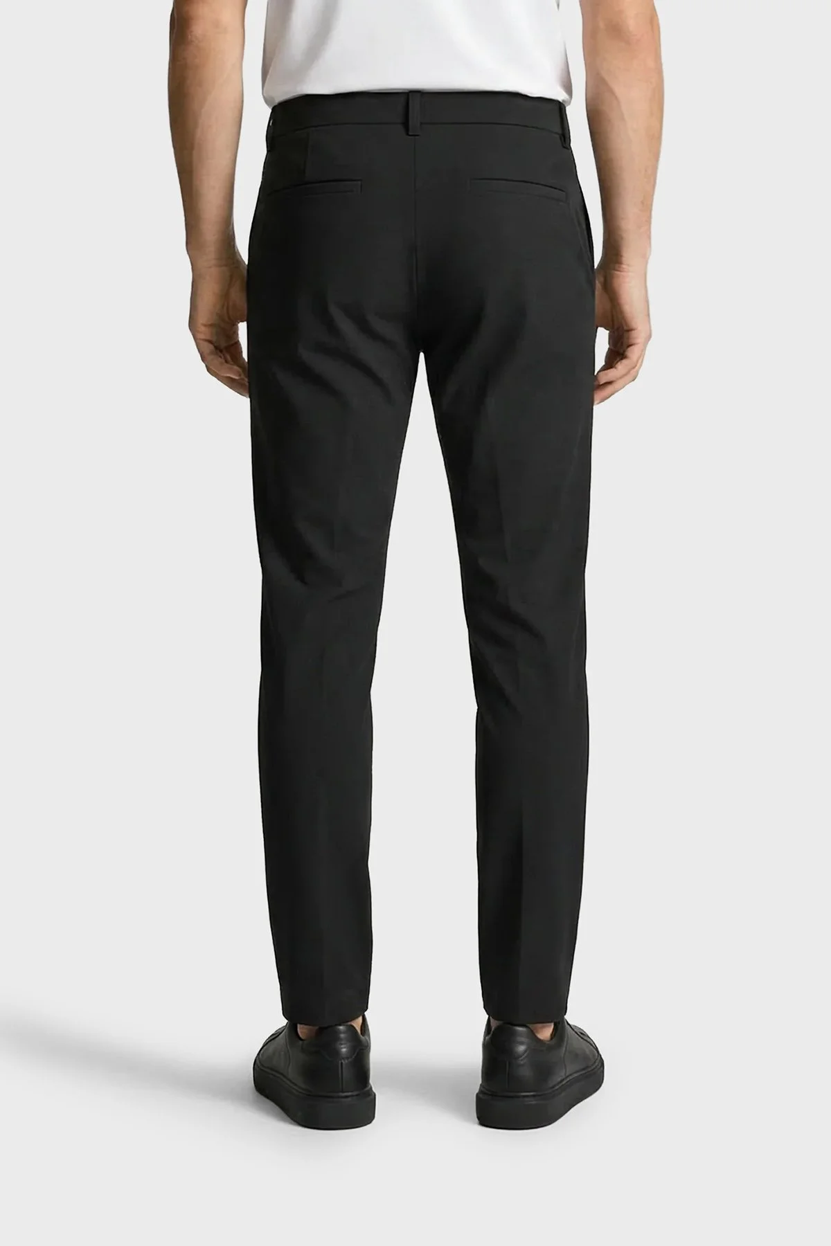 Isaora Regular Fit Normal Bel Daralan Paça Chino Erkek Pantolon ISR53110 SİYAH - 3