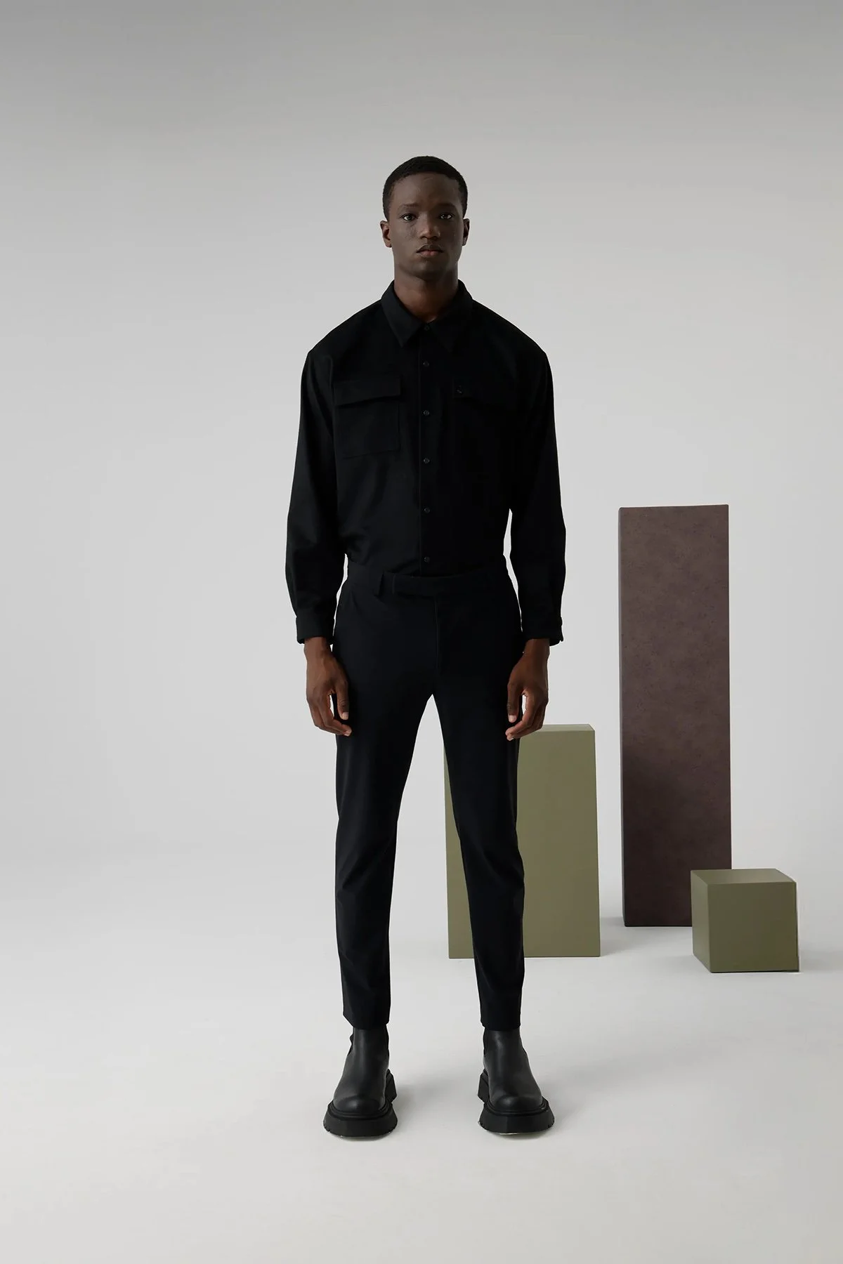 Isaora Regular Fit Normal Bel Düz Paça Chino Erkek Pantolon ISR5123 BLA SİYAH - 2