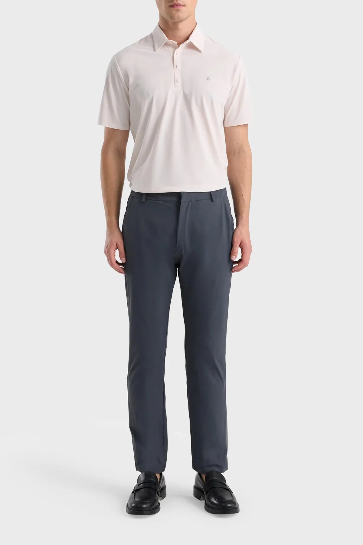 Isaora Regular Fit Normal Bel Düz Paça Chino Erkek Pantolon ISR5123 DRG Koyu gri - 2