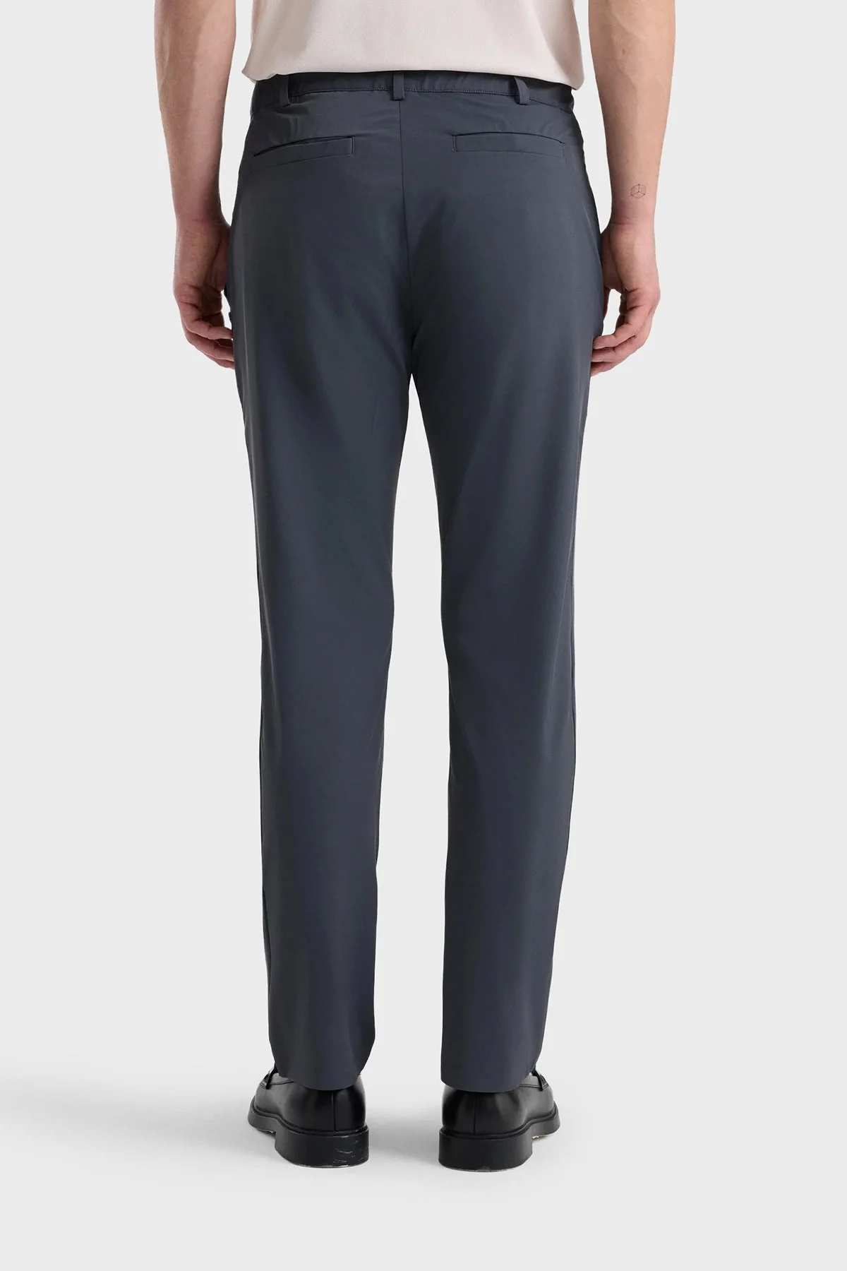 Isaora Regular Fit Normal Bel Düz Paça Chino Erkek Pantolon ISR5123 DRG Koyu gri - 3