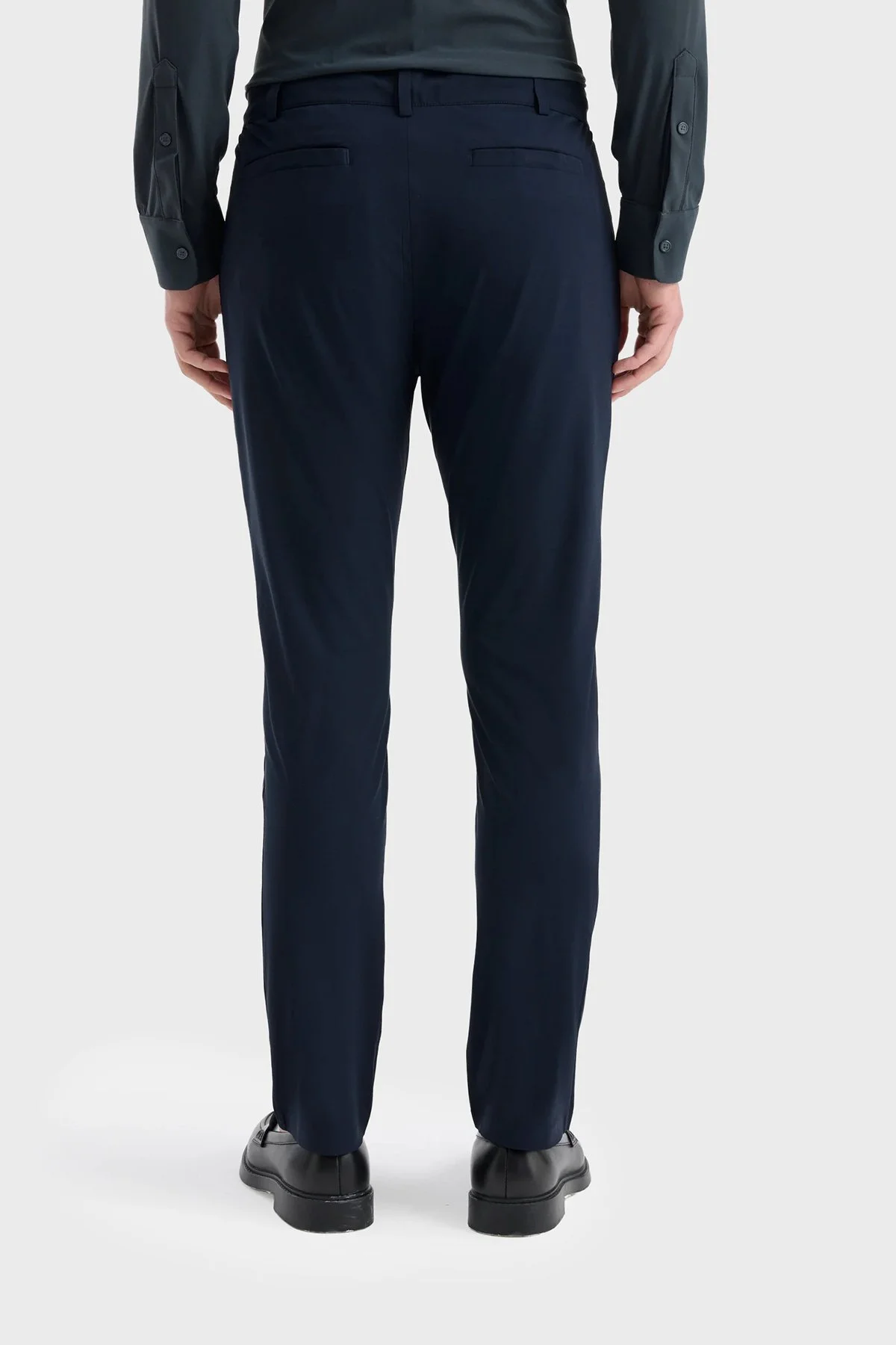 Isaora Regular Fit Normal Bel Düz Paça Erkek Pantolon ISR5109 DRNVY Koyu lacivert - 3
