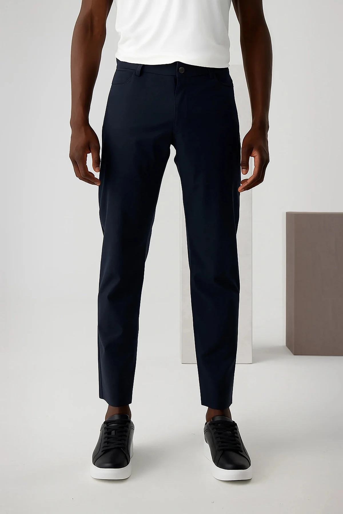 Isaora Regular Fit Normal Bel Düz Paça Erkek Pantolon ISR5904 NAVY LACİVERT - 1