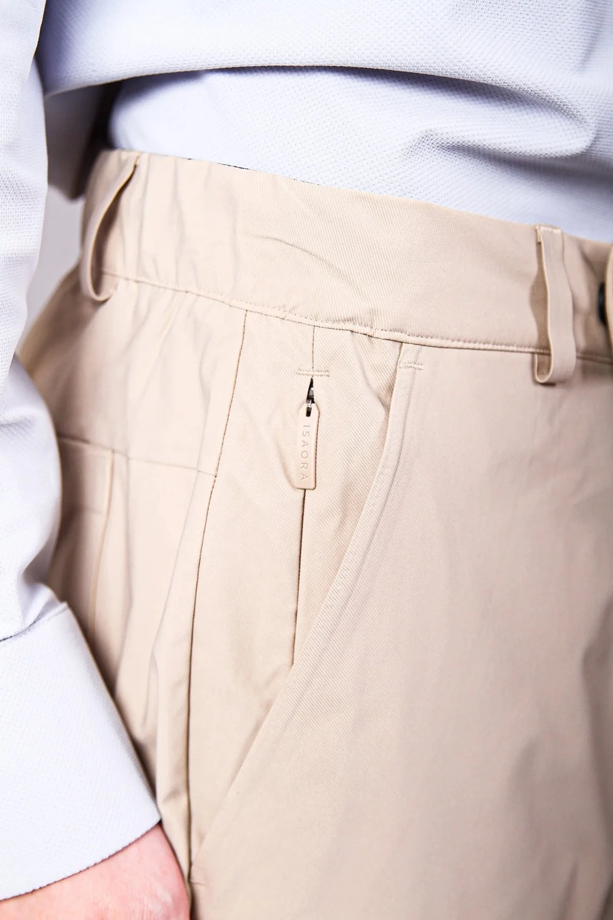 Isaora Regular Fit Normal Bel Düz Paça Su İtici Erkek Pantolon ISR5111 BSC BİSKÜVİ - 11