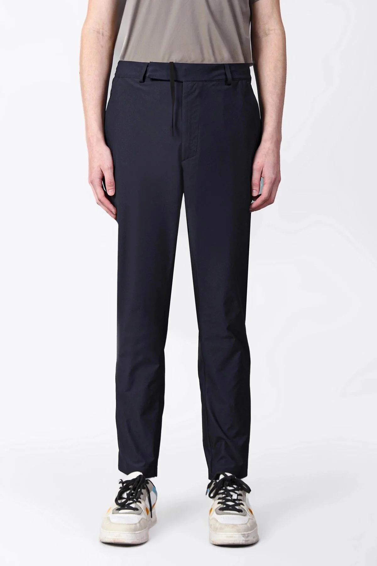 Isaora Regular Fit Normal Bel Düz Paça Su İtici Erkek Pantolon ISR5111 NAVY LACİVERT - 1