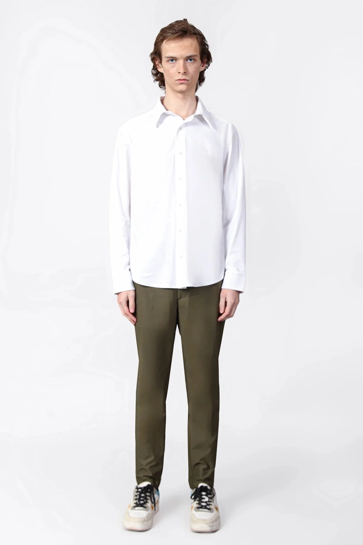 Isaora Regular Fit Normal Bel Düz Paça Su İtici Erkek Pantolon ISR5111 OLV1 Olive - 8