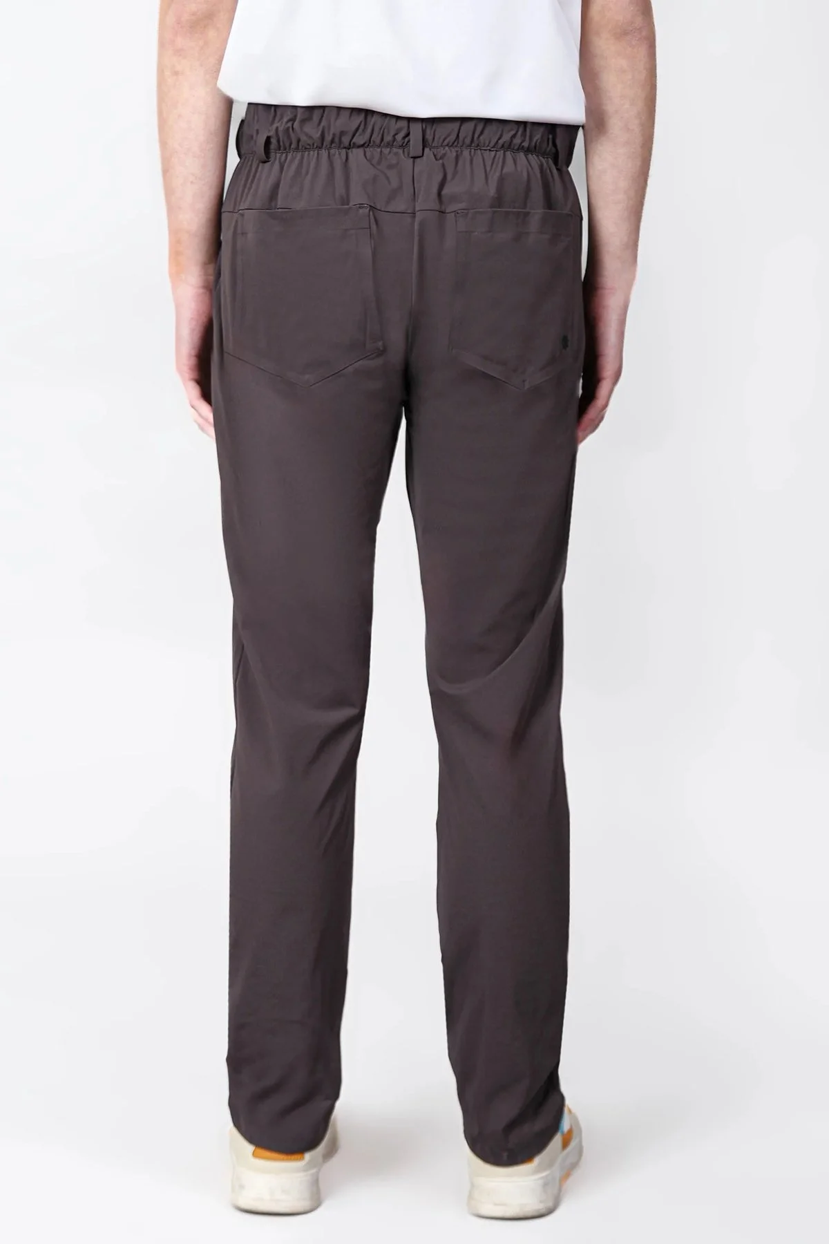 Isaora Relaxed Fit Normal Bel Düz Paça Chino Erkek Pantolon ISR5112 DRG KOYU GRİ - 3