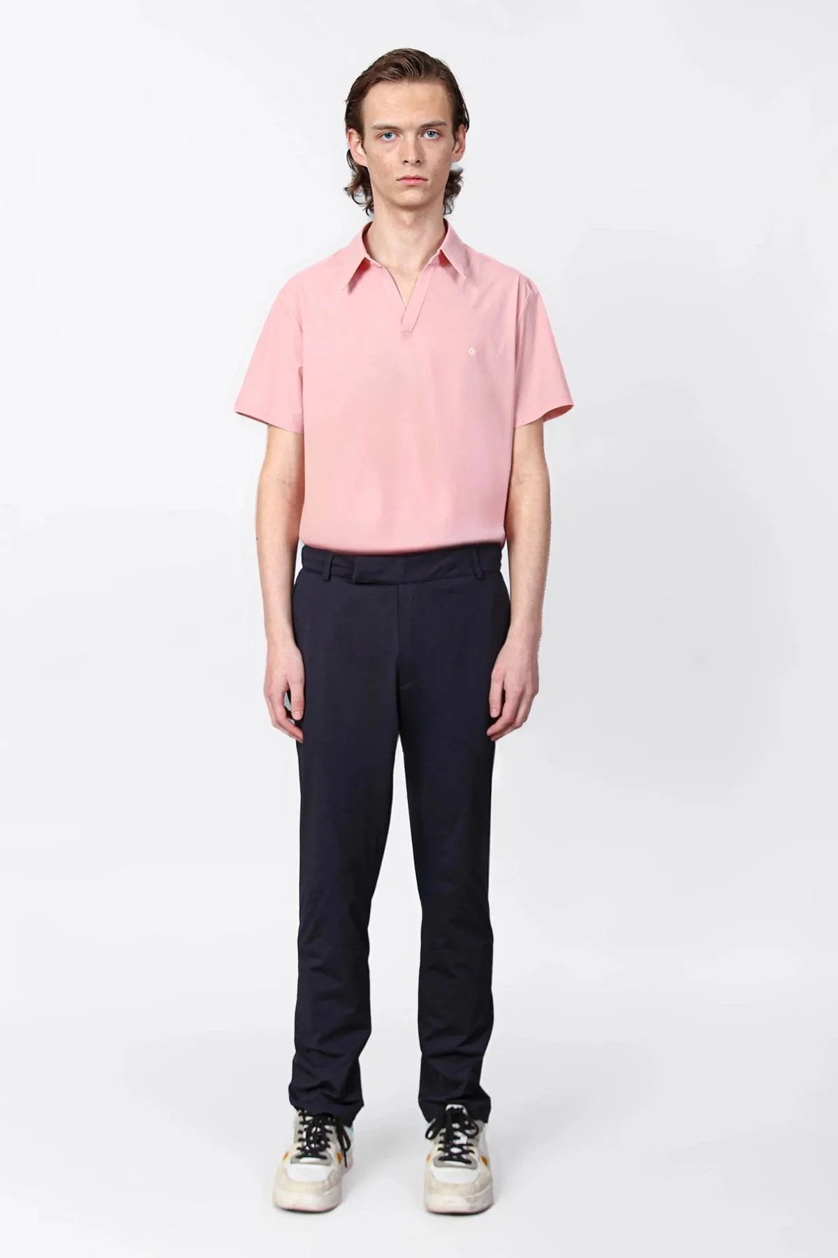 Isaora Relaxed Fit Normal Bel Düz Paça Chino Erkek Pantolon ISR5112 NAVY LACİVERT - 2