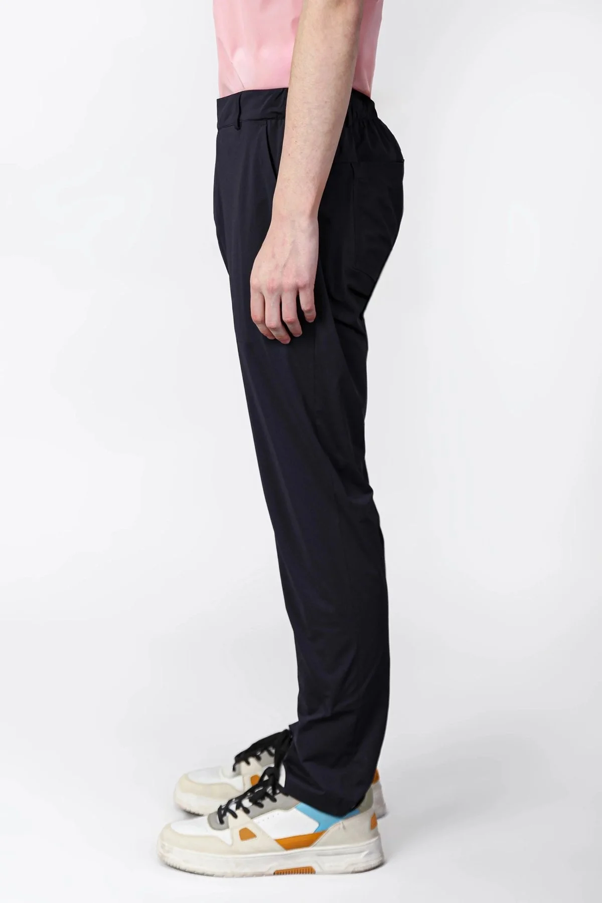 Isaora Relaxed Fit Normal Bel Düz Paça Chino Erkek Pantolon ISR5112 NAVY LACİVERT - 3