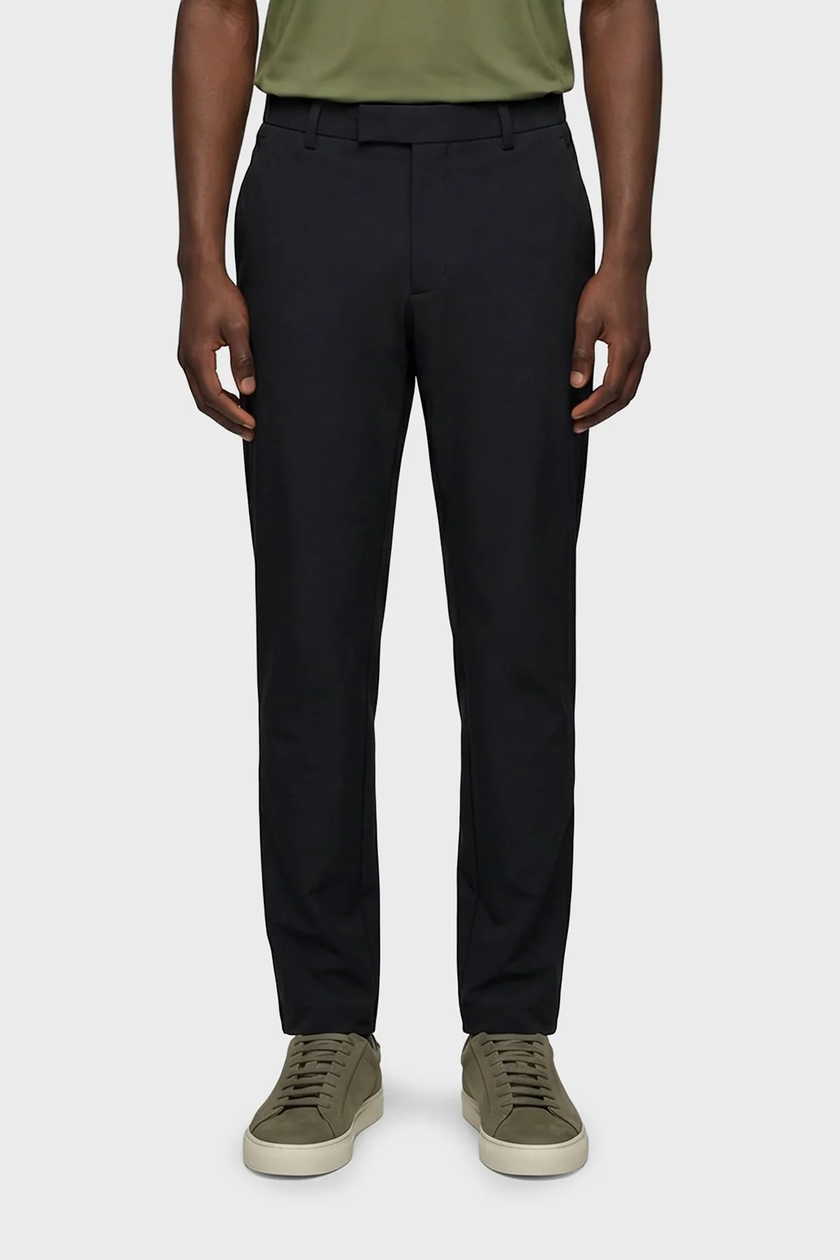 Isaora Relaxed Fit Normal Bel Düz Paça Chino Erkek Pantolon ISR51120 SİYAH - 1