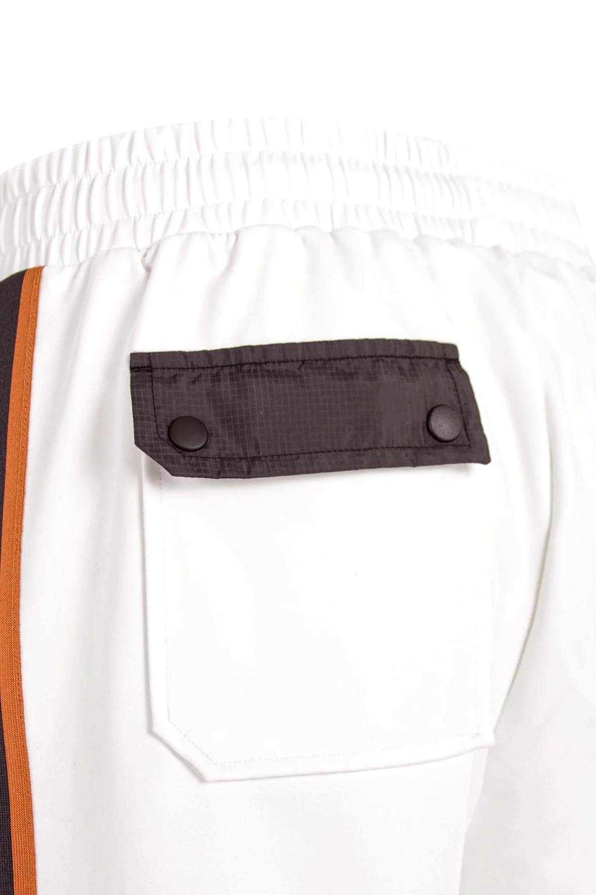 Isaora Şerit Detaylı Streç Relaxed Fit Normal Bel Düz Paça Jogger Erkek Pantolon M24S5404 SBTLWHT BEYAZ - 5