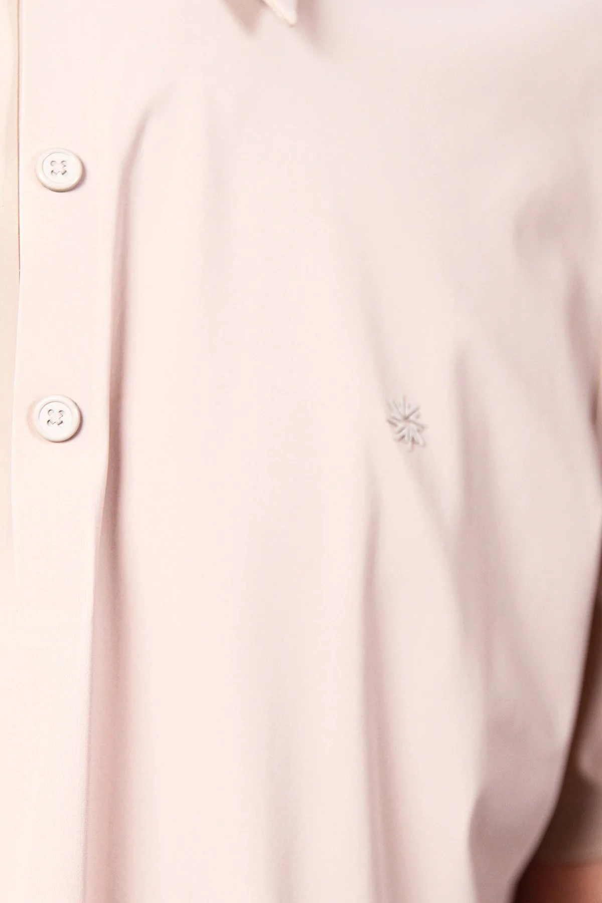 Isaora Streç Regular Fit Düğmeli Erkek Polo Yaka T Shirt ISR3114 BEG BEJ - 4