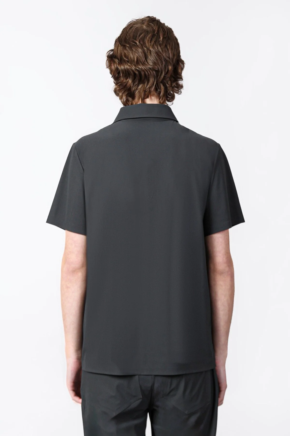 Isaora Streç Regular Fit Düğmeli Erkek Polo Yaka T Shirt ISR3114 DRG KOYU GRİ - 8