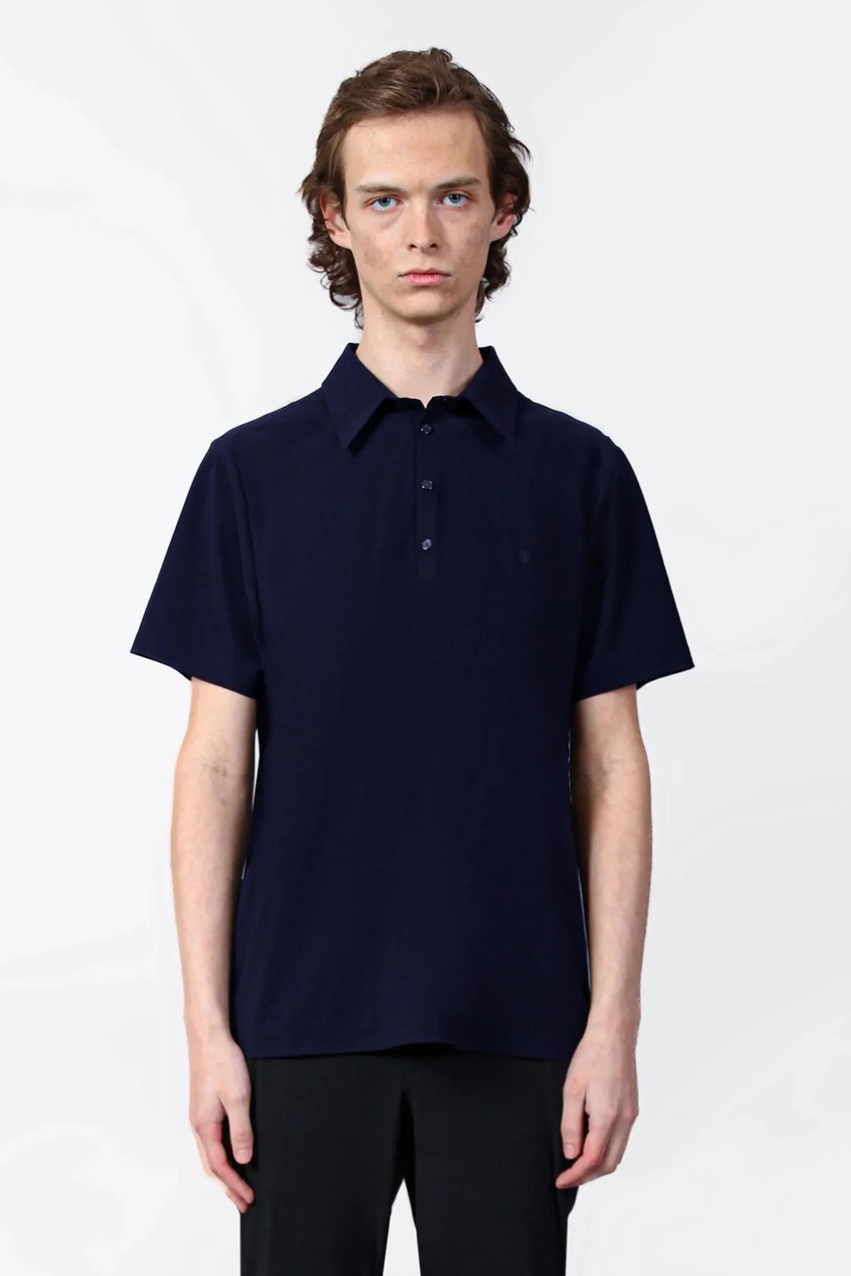 Isaora Streç Regular Fit Düğmeli Erkek Polo Yaka T Shirt ISR3114 NAVY LACİVERT - 1