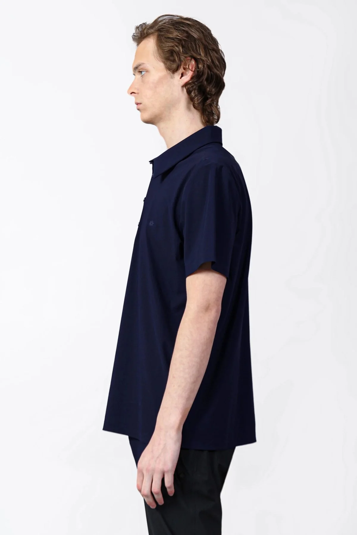 Isaora Streç Regular Fit Düğmeli Erkek Polo Yaka T Shirt ISR3114 NAVY LACİVERT - 4