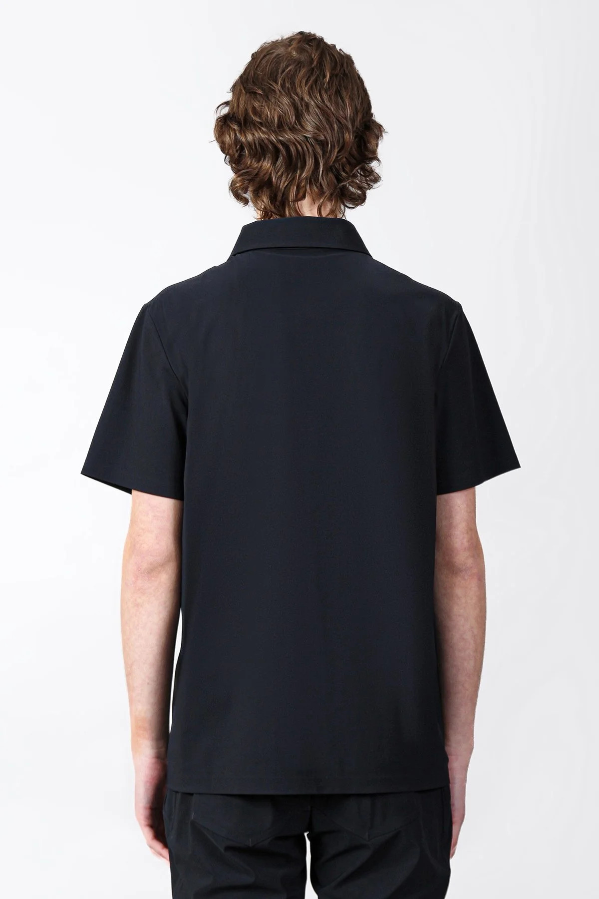 Isaora Streç Regular Fit Düğmeli Erkek Polo Yaka T Shirt ISR31140 SİYAH - 3