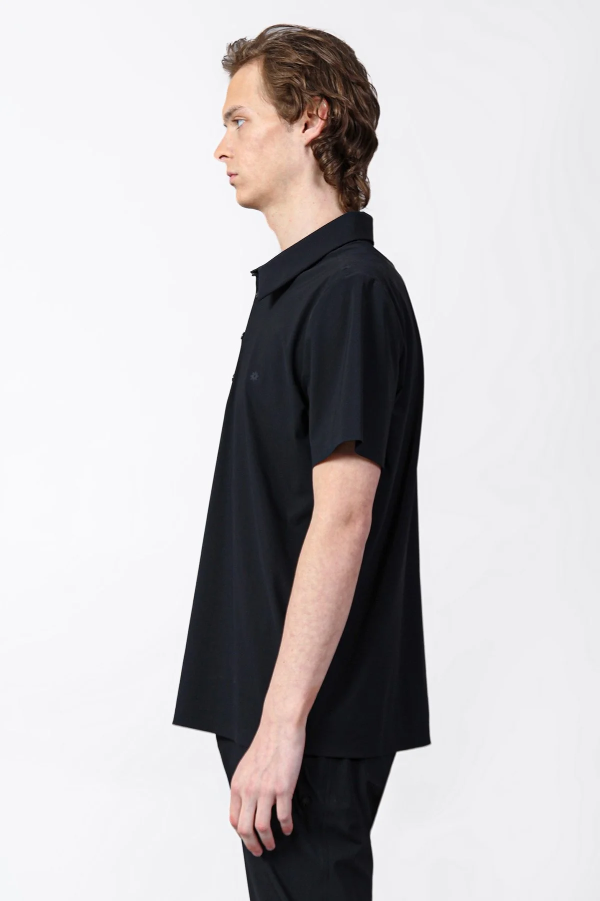 Isaora Streç Regular Fit Düğmeli Erkek Polo Yaka T Shirt ISR31140 SİYAH - 4