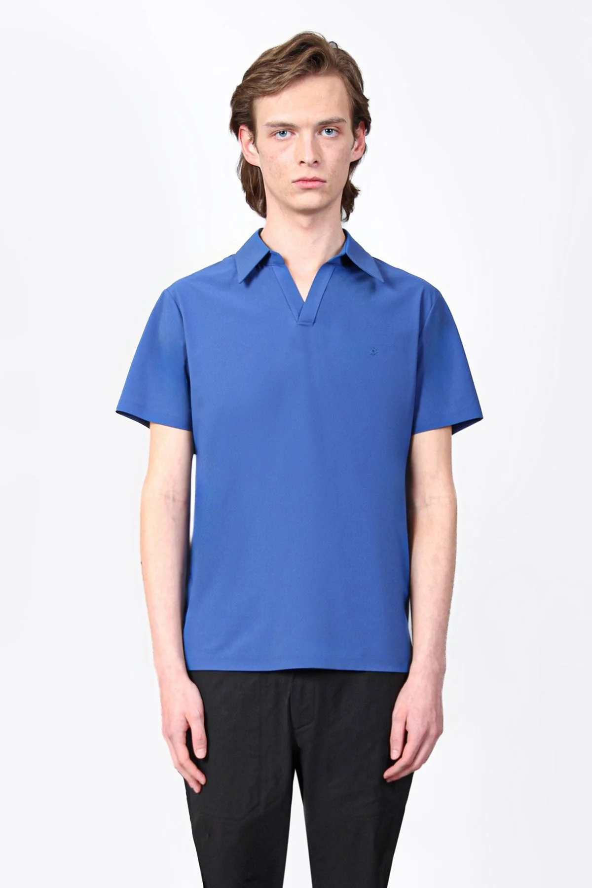 Isaora Streç Regular Fit Kapamasız Erkek Polo Yaka T Shirt ISR3201 DRBL LACİVERT - 1