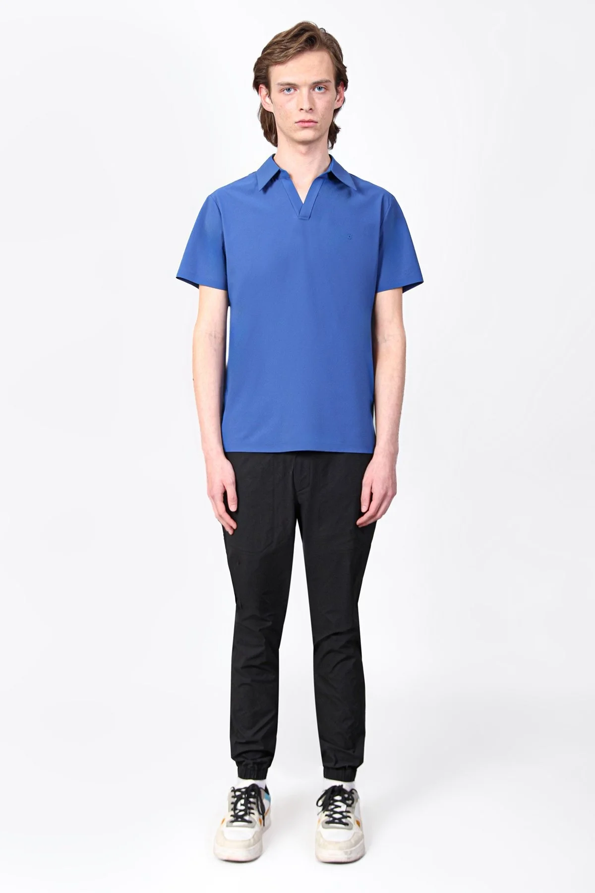 Isaora Streç Regular Fit Kapamasız Erkek Polo Yaka T Shirt ISR3201 DRBL LACİVERT - 2