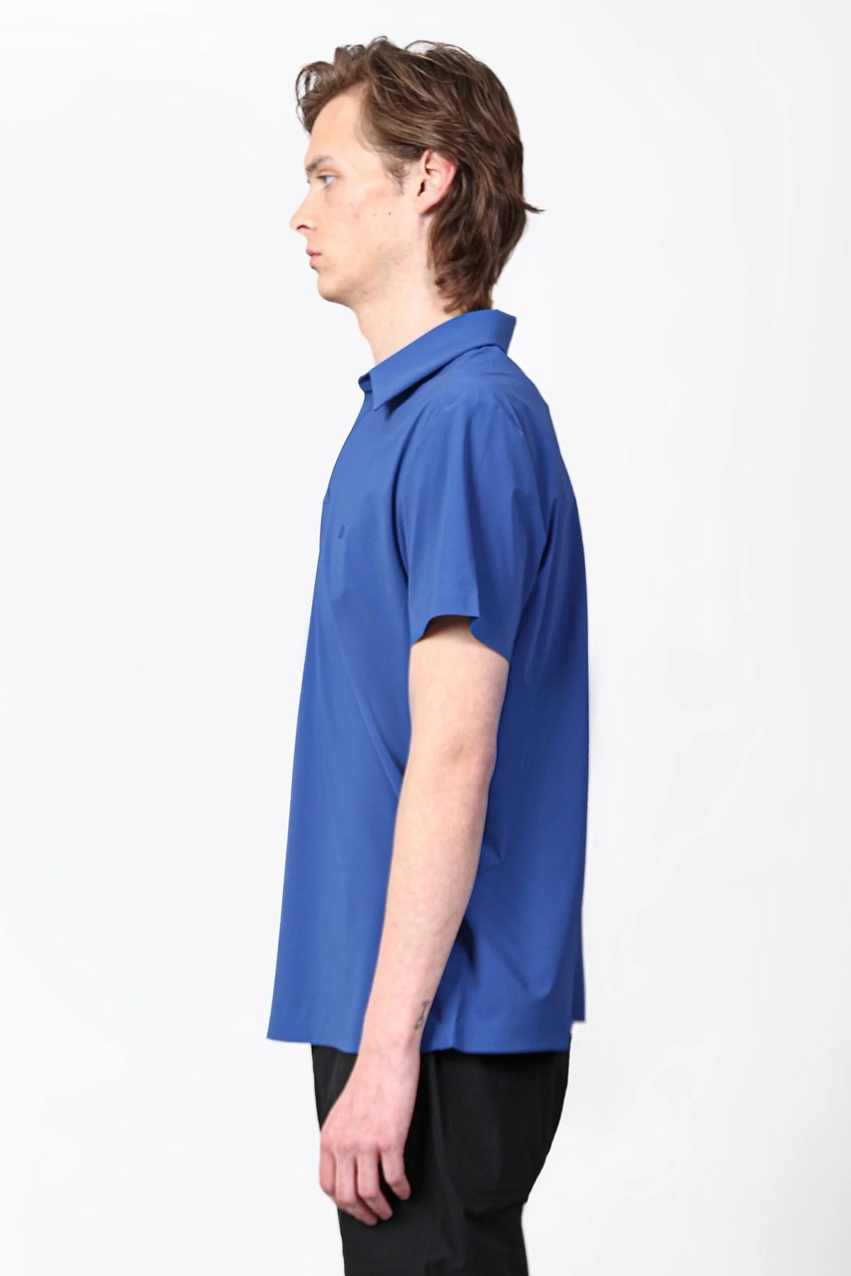 Isaora Streç Regular Fit Kapamasız Erkek Polo Yaka T Shirt ISR3201 DRBL LACİVERT - 4