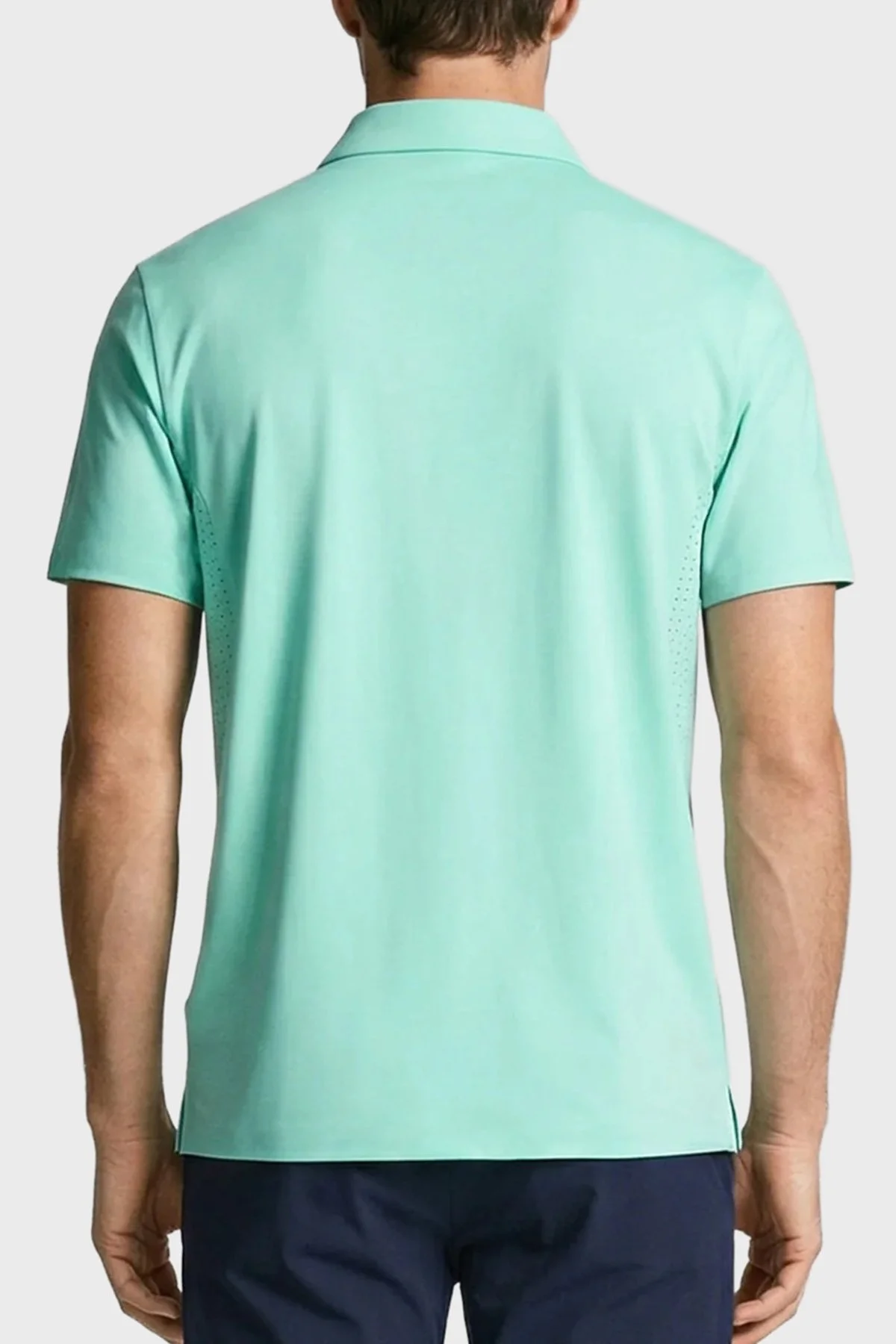 Isaora Streç Regular Fit Kapamasız Erkek Polo Yaka T Shirt ISR3201 MGRN MİNT - 3