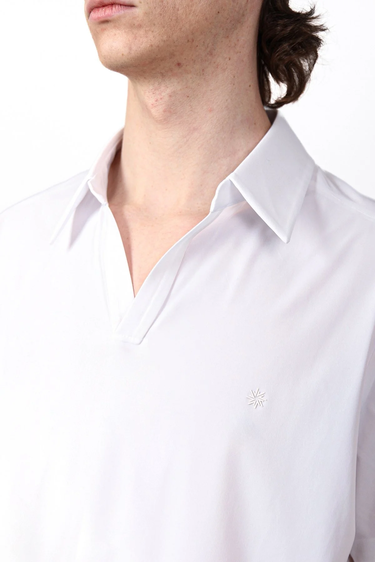 Isaora Streç Regular Fit Kapamasız Erkek Polo Yaka T Shirt ISR3201 SBTLWHT BEYAZ - 4