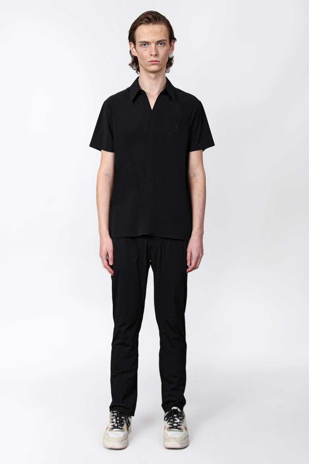 Isaora Streç Regular Fit Kapamasız Erkek Polo Yaka T Shirt ISR32010 SİYAH - 2