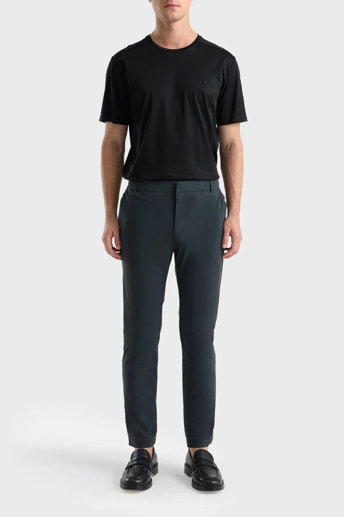 Isaora Streç Regular Fit Normal Bel Düz Paça Erkek Pantolon ISR5109 DRG Koyu gri - 2