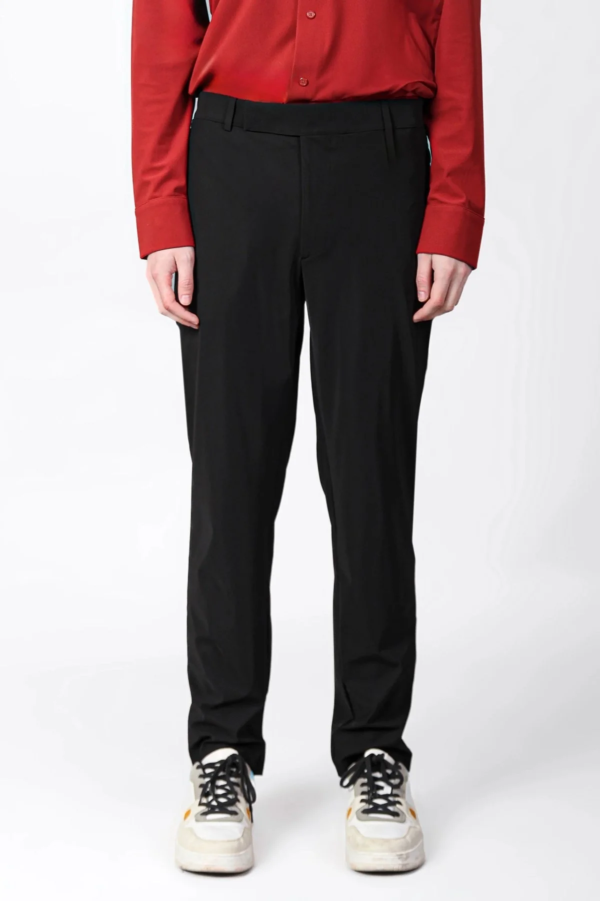 Isaora Streç Regular Fit Normal Bel Düz Paça Erkek Pantolon ISR51090 SİYAH - 1