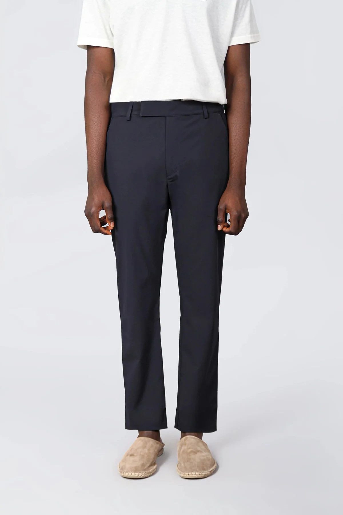 Isaora Streç Su İtici Regular Fit Normal Bel Düz Paça Chino Erkek Pantolon ISR5126 NAVY LACİVERT - 2