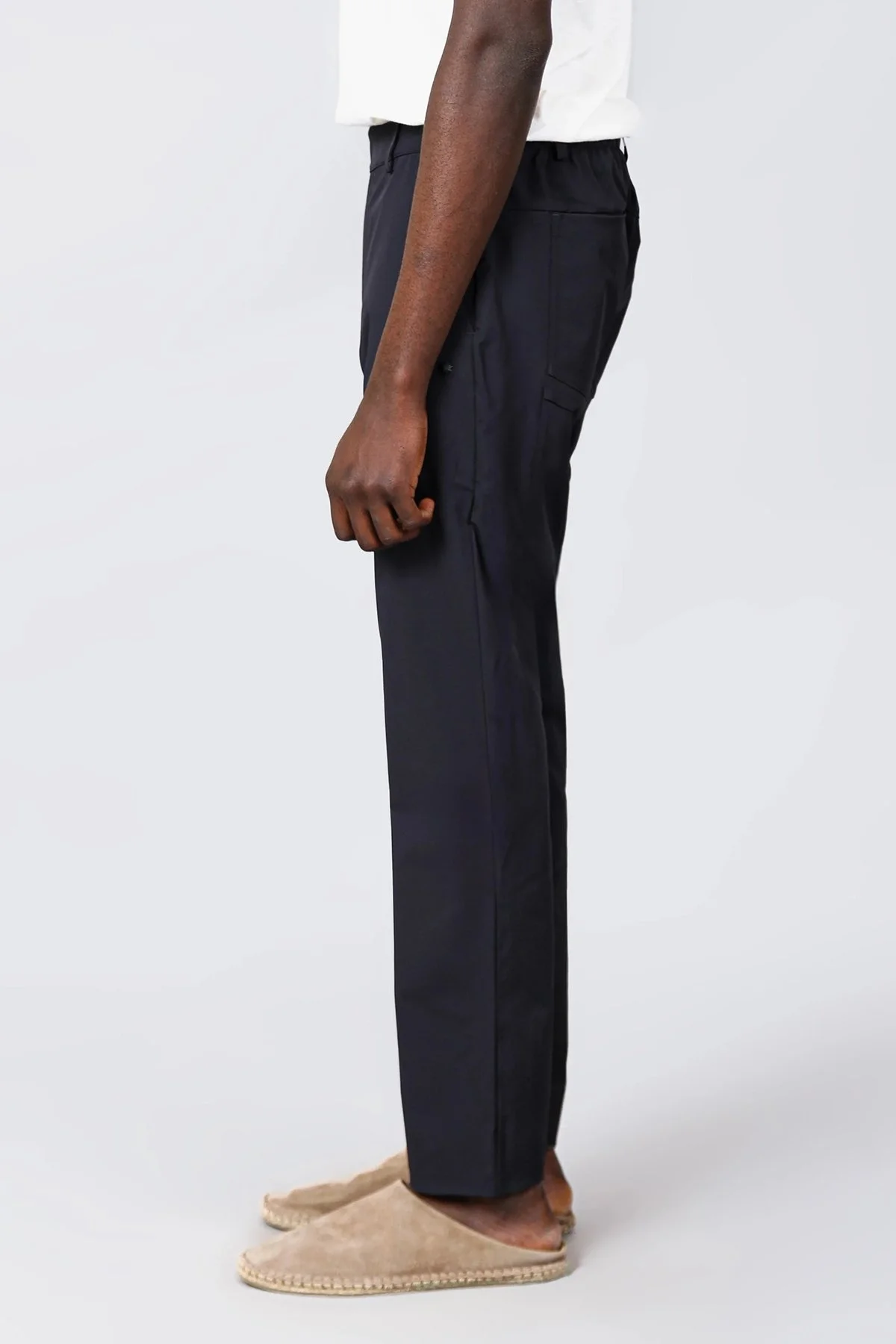 Isaora Streç Su İtici Regular Fit Normal Bel Düz Paça Chino Erkek Pantolon ISR5126 NAVY LACİVERT - 3