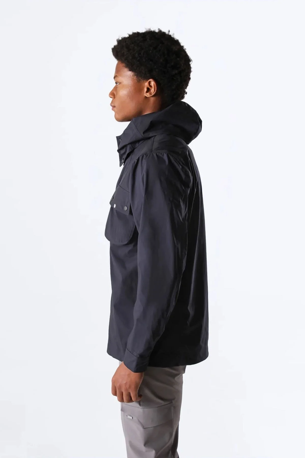 Isaora Su İtici Comfort Fit Kapüşonlu Cepli Erkek Yağmurluk M23J700 7168 LACİVERT - 8