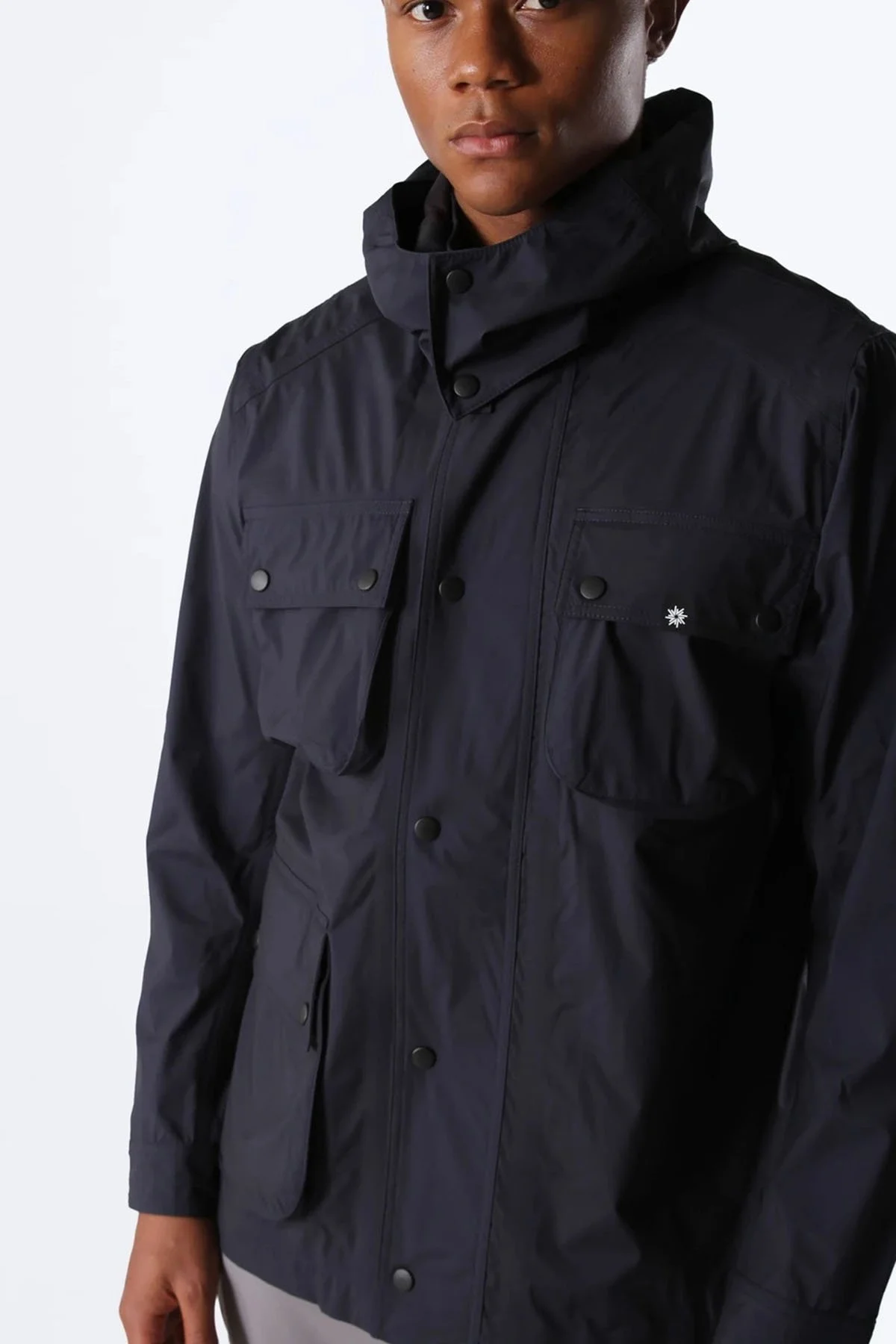 Isaora Su İtici Comfort Fit Kapüşonlu Cepli Erkek Yağmurluk M23J700 7168 LACİVERT - 10