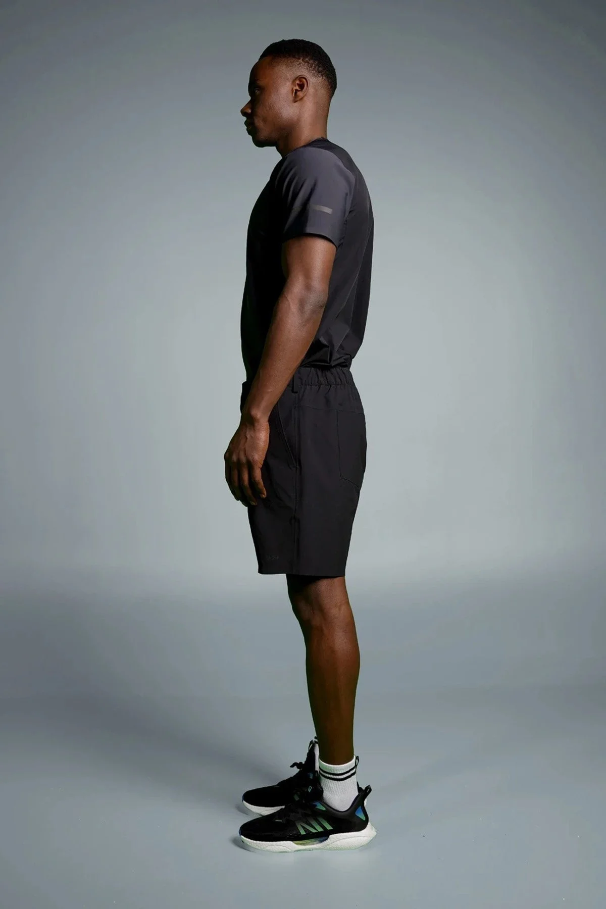 Isaora Su İtici Relaxed Fit Normal Bel Chino Erkek Short M22B4105 010 SİYAH - 2