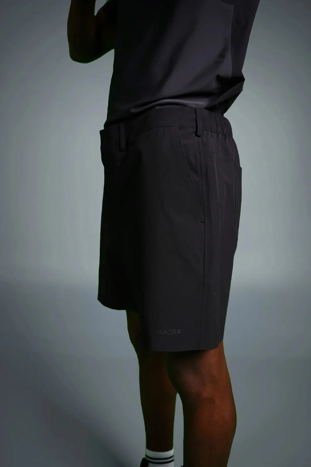 Isaora Su İtici Relaxed Fit Normal Bel Chino Erkek Short M22B4105 010 SİYAH - 3