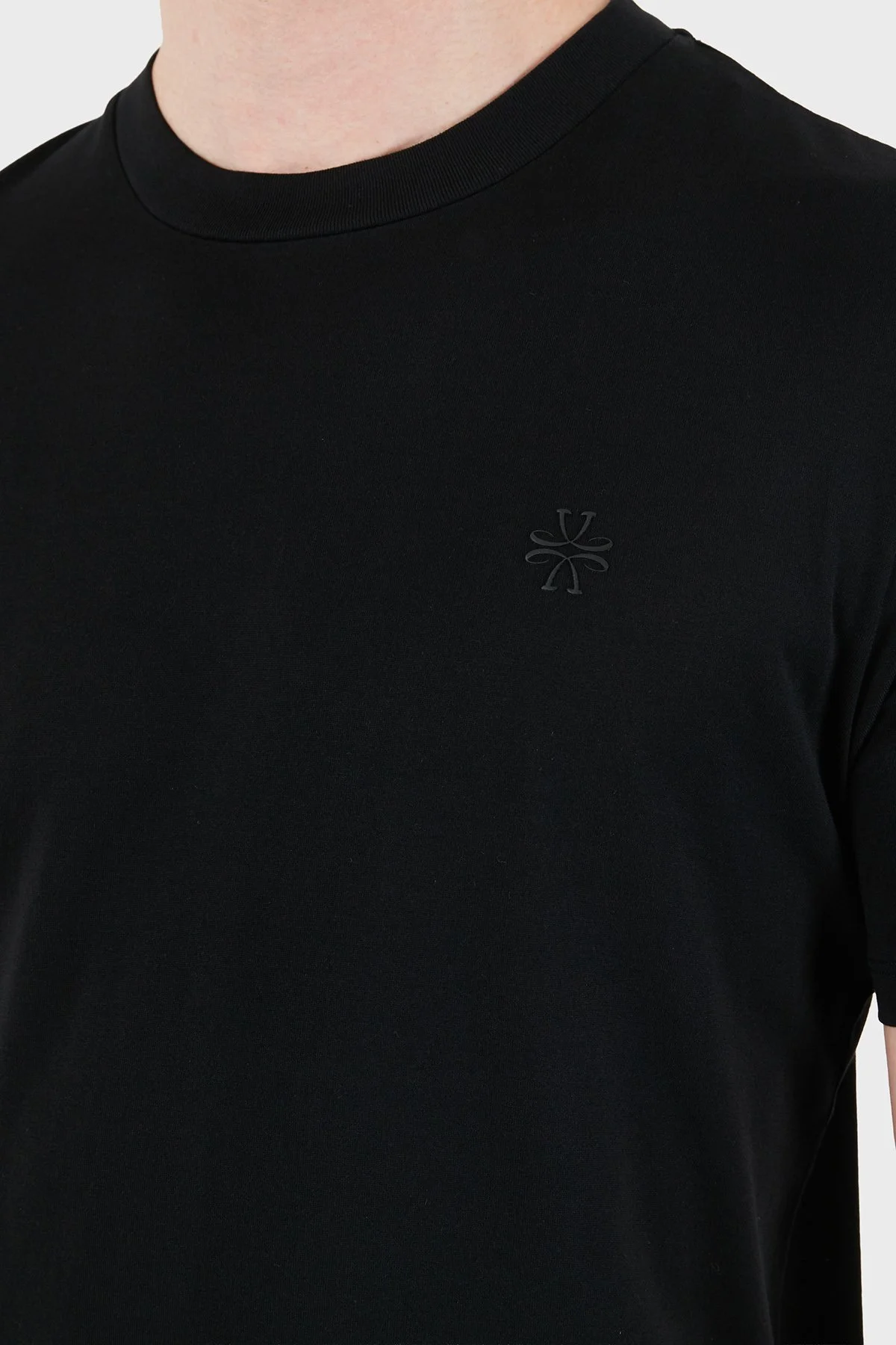 Jacob Cohen % 100 Pamuk Regular Fit Bisiklet Yaka Erkek T Shirt 40002 001 M4530 L1 C74 SİYAH - 5